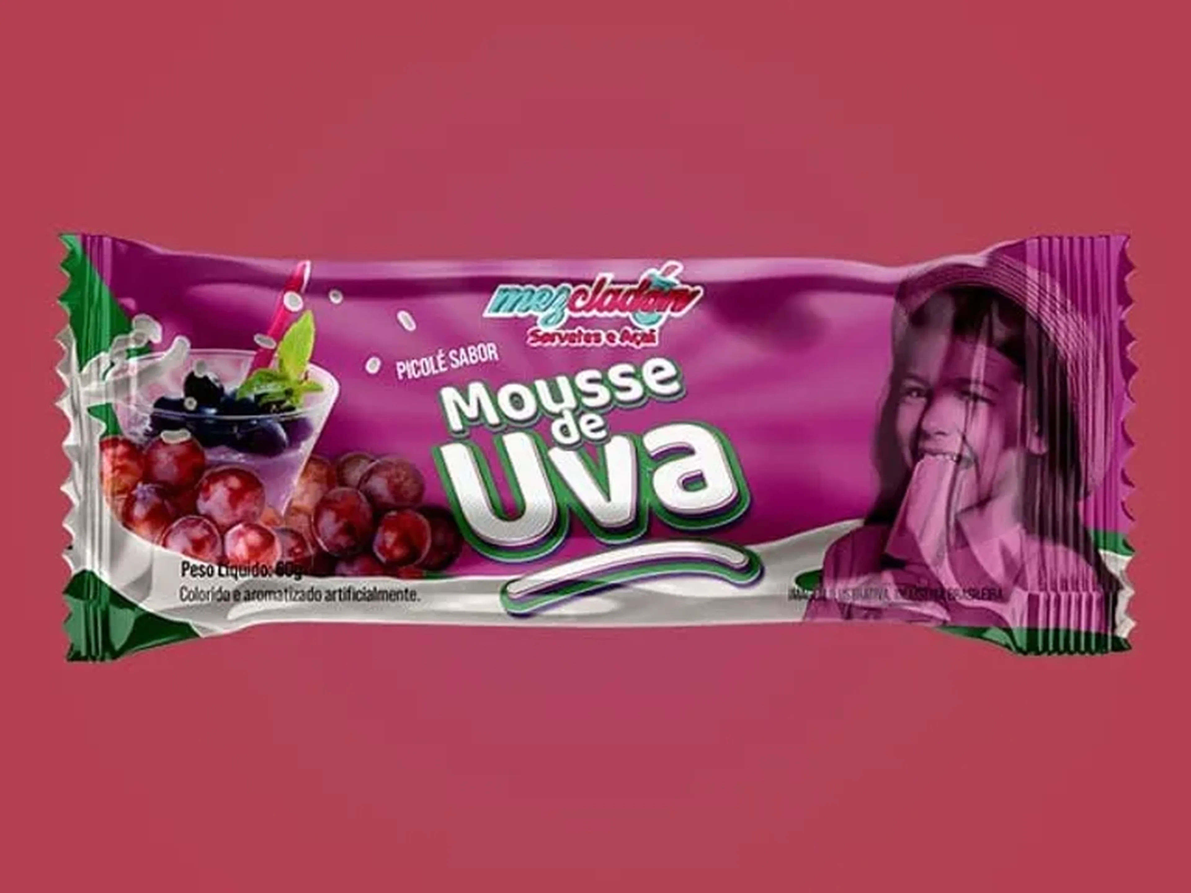 Picolé de Mousse de Uva Mezcladón imagem