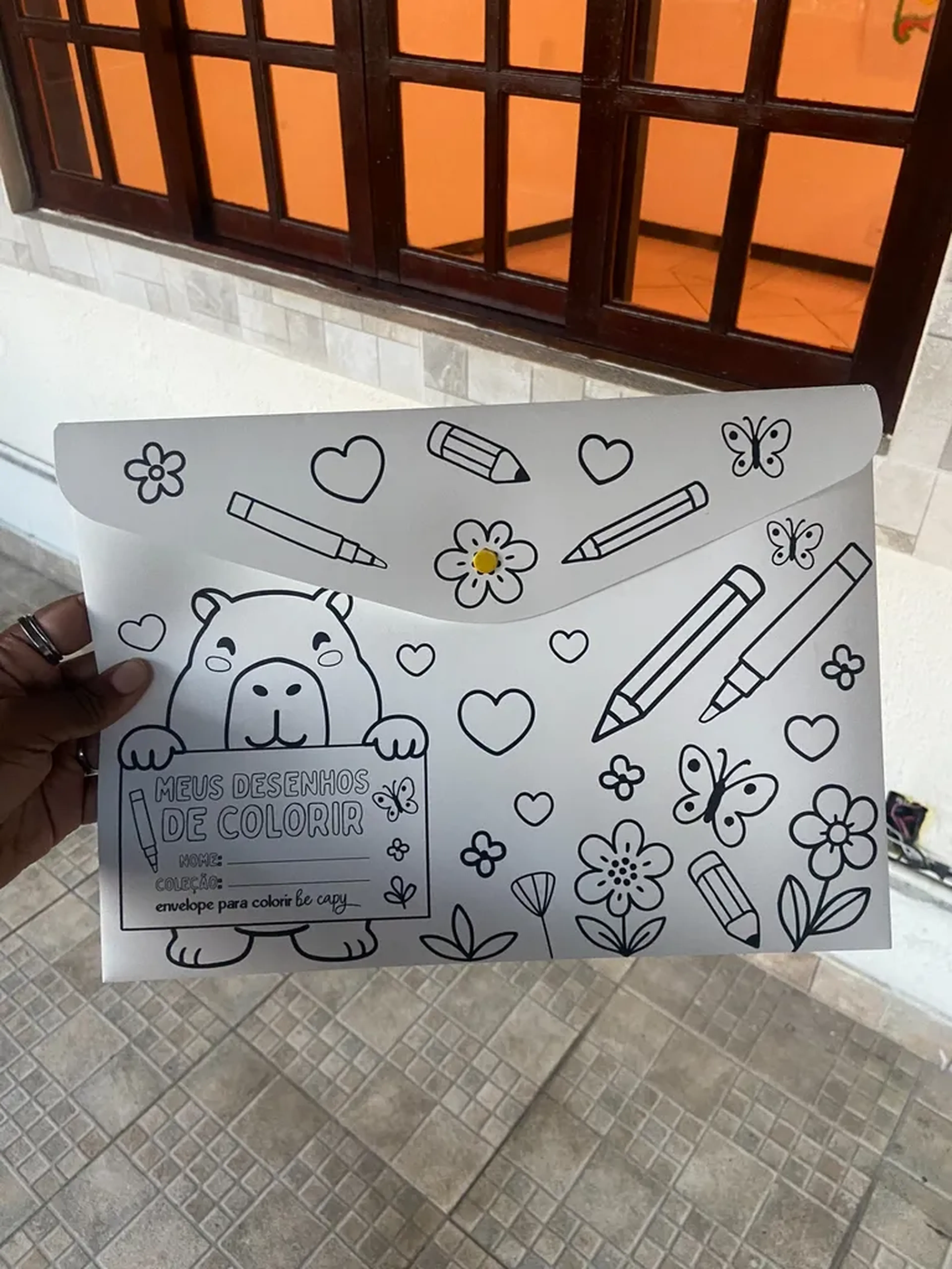 Envelope para Colorir – Meus Desenhos de Colorir imagem