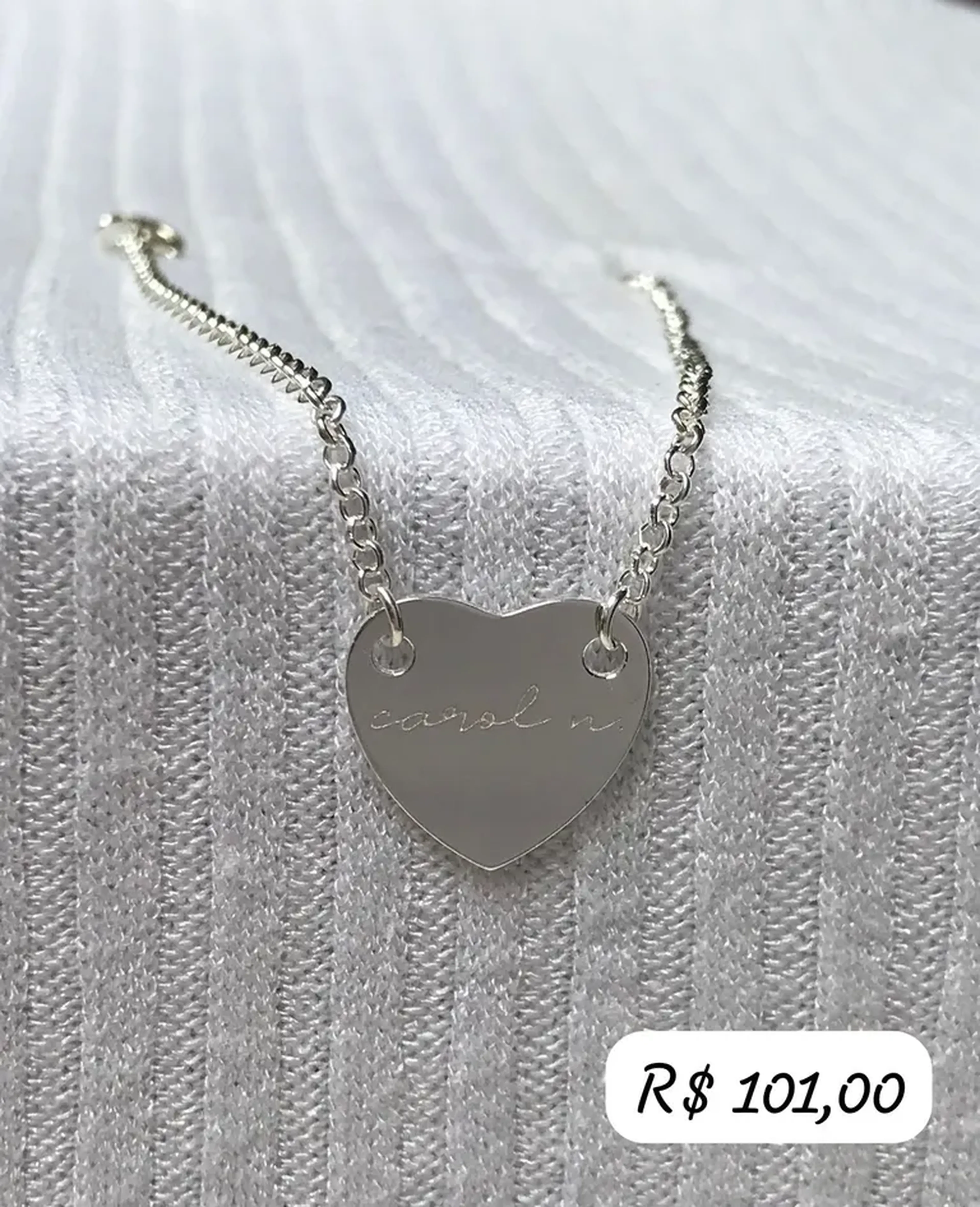 Pulseira Coração Personalizada imagem