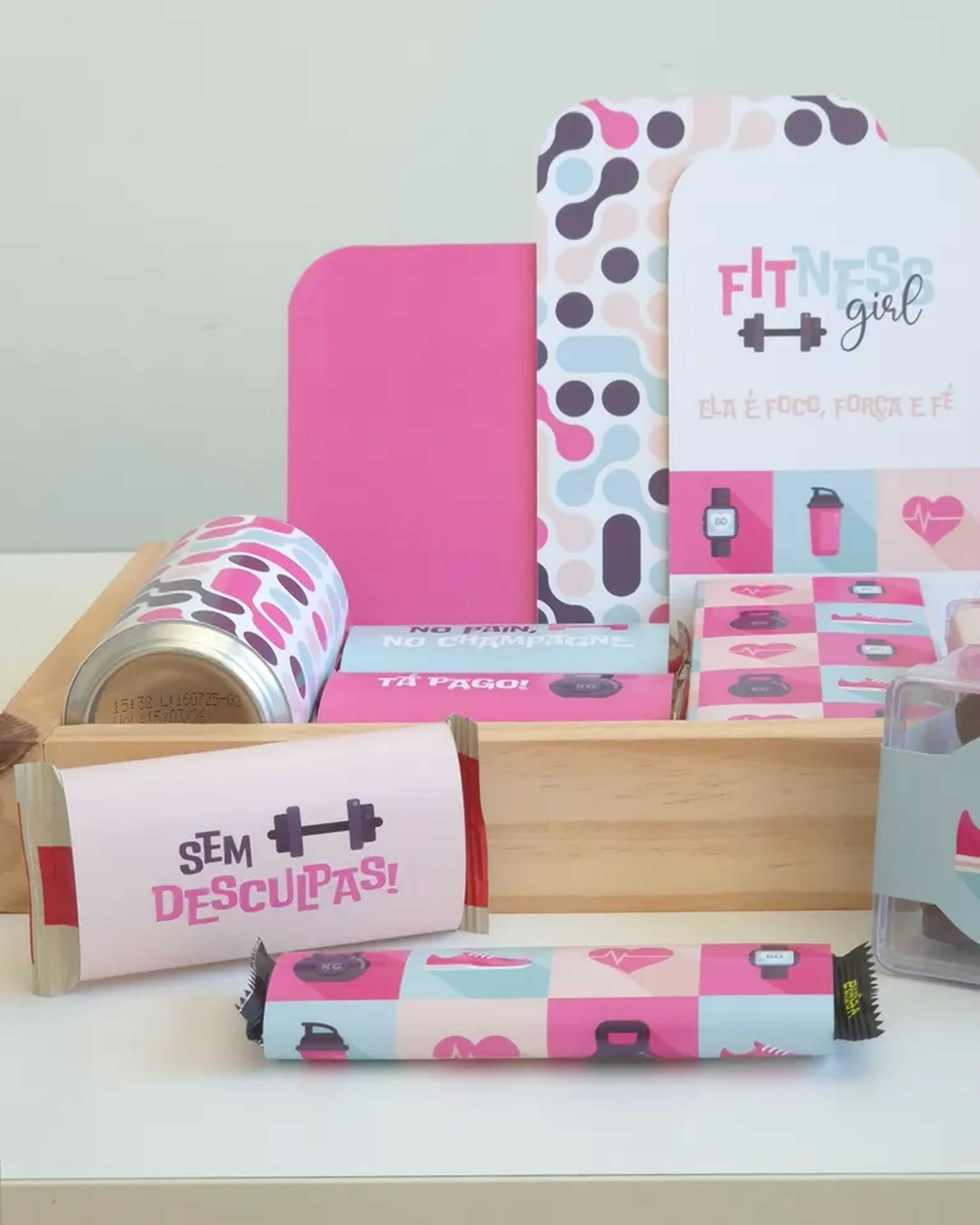 Cesta Menity Fitness Girl – Foco, Força e Sabor imagem