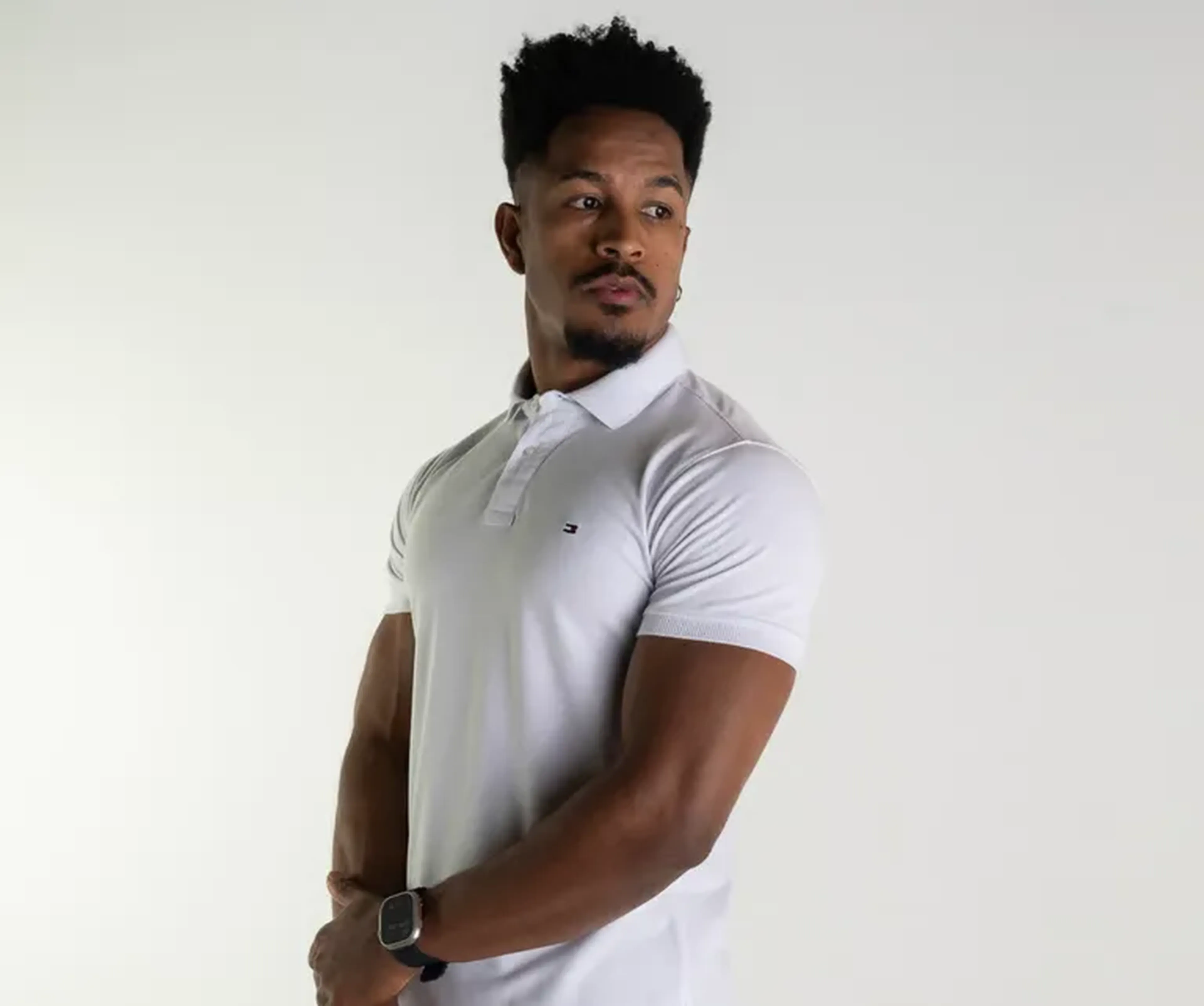Camisa Polo Tommy Hilfiger Branca imagem