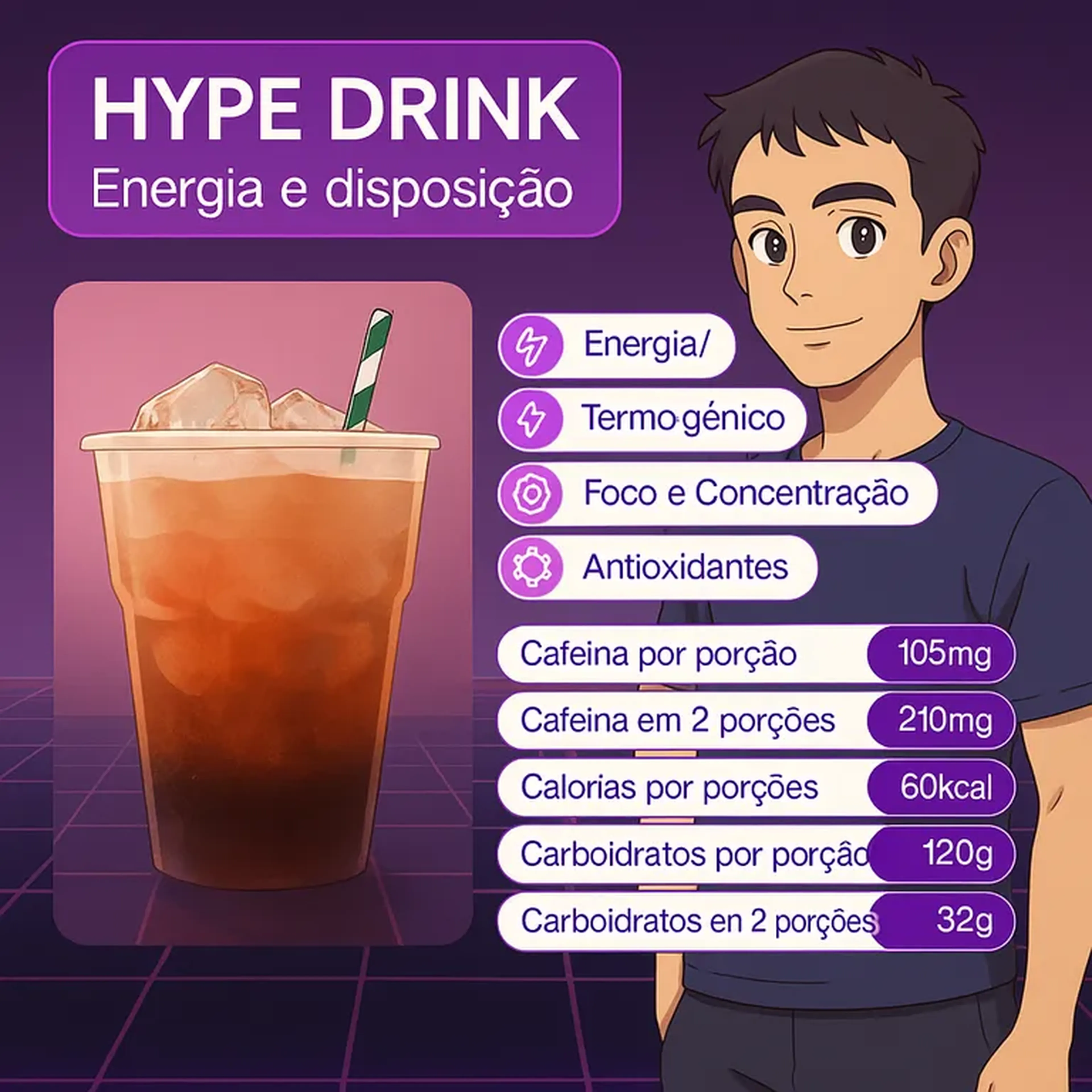 Hype Drink (copo ou garrafa 1L) imagem