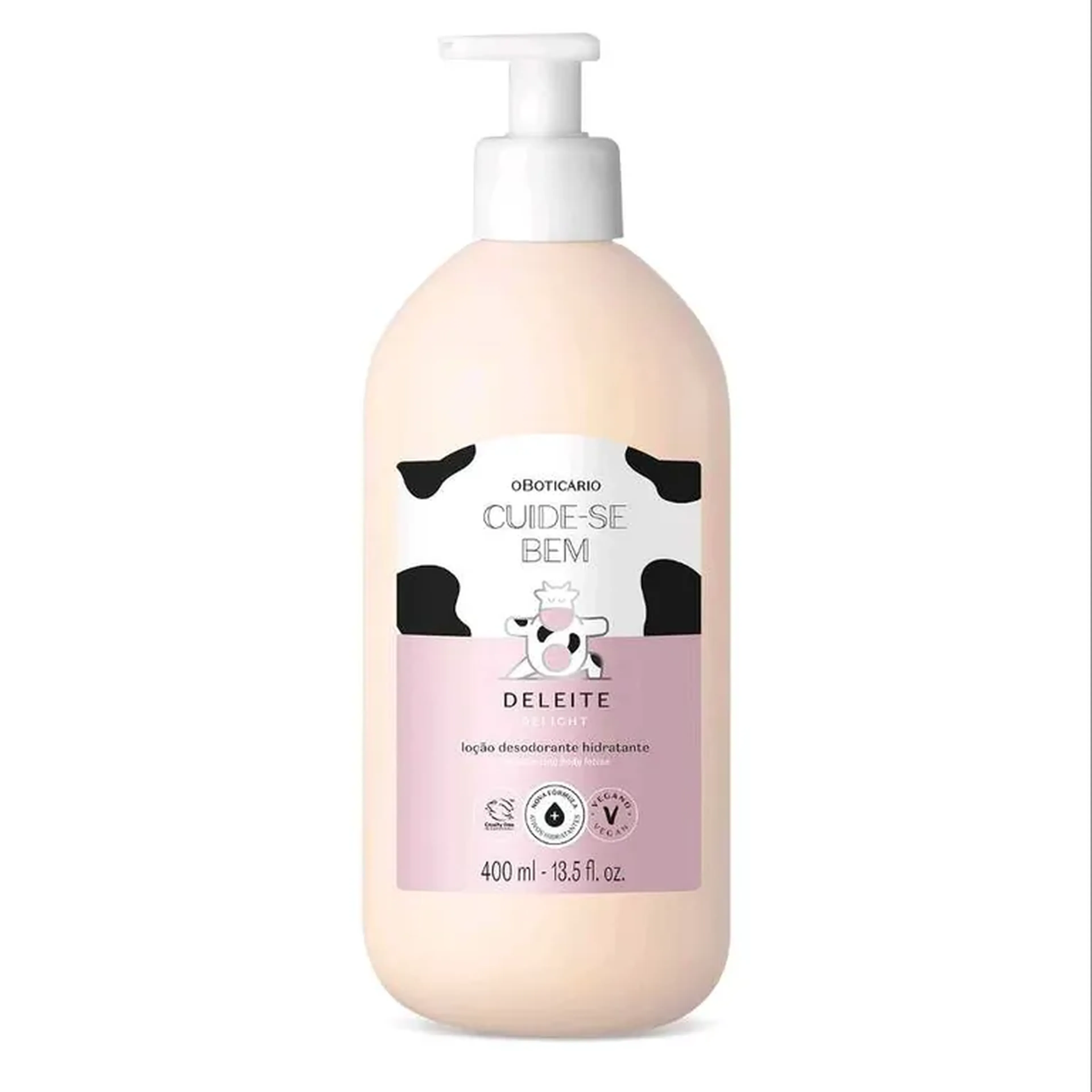 Loção Desodorante Hidratante Corporal Cuide-se Bem Deleite 400ml imagem