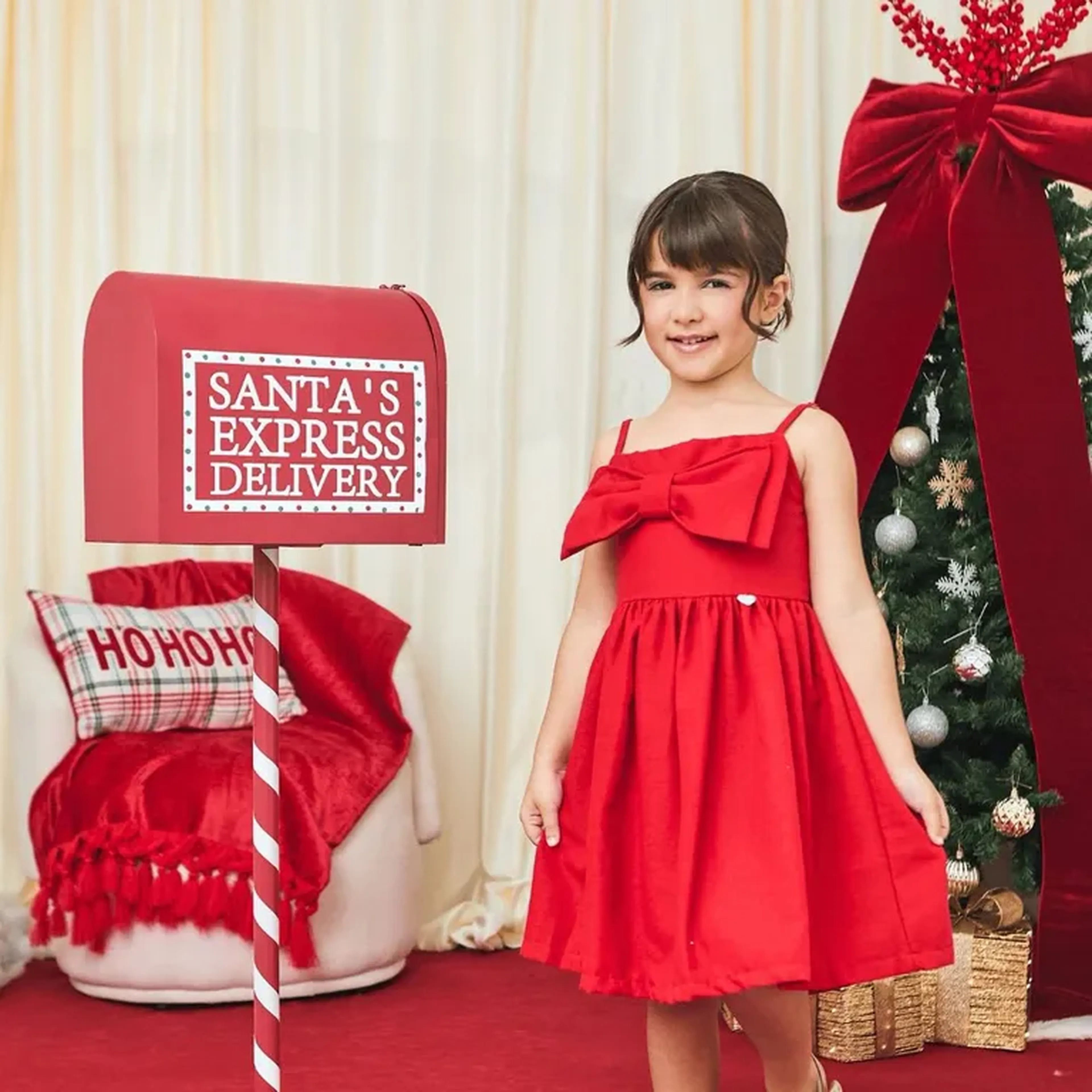 Vestido Helô vermelho 2 anos imagem