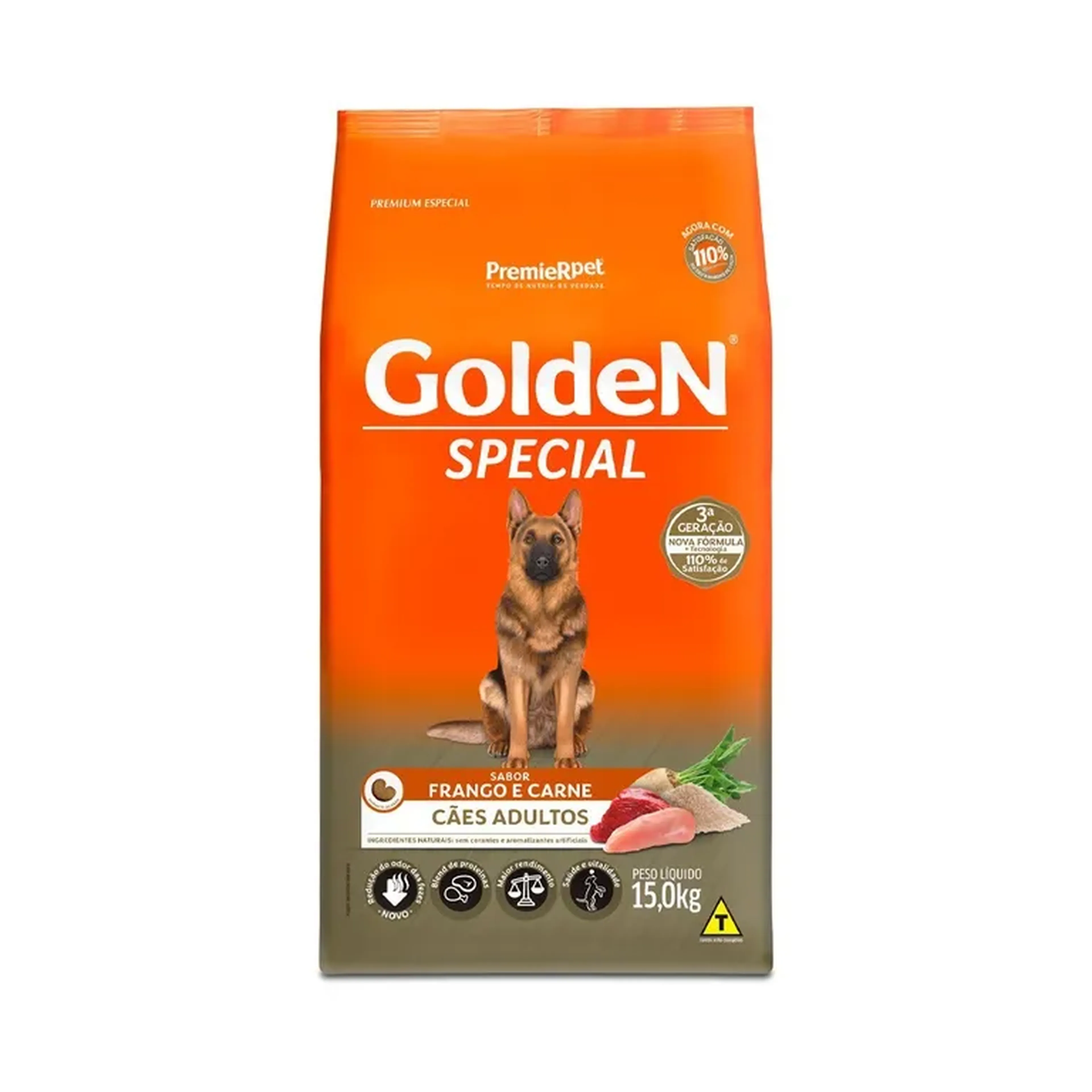 Ração Golden Special para Cães Adultos Sabor Frango e Carne 15 K imagem