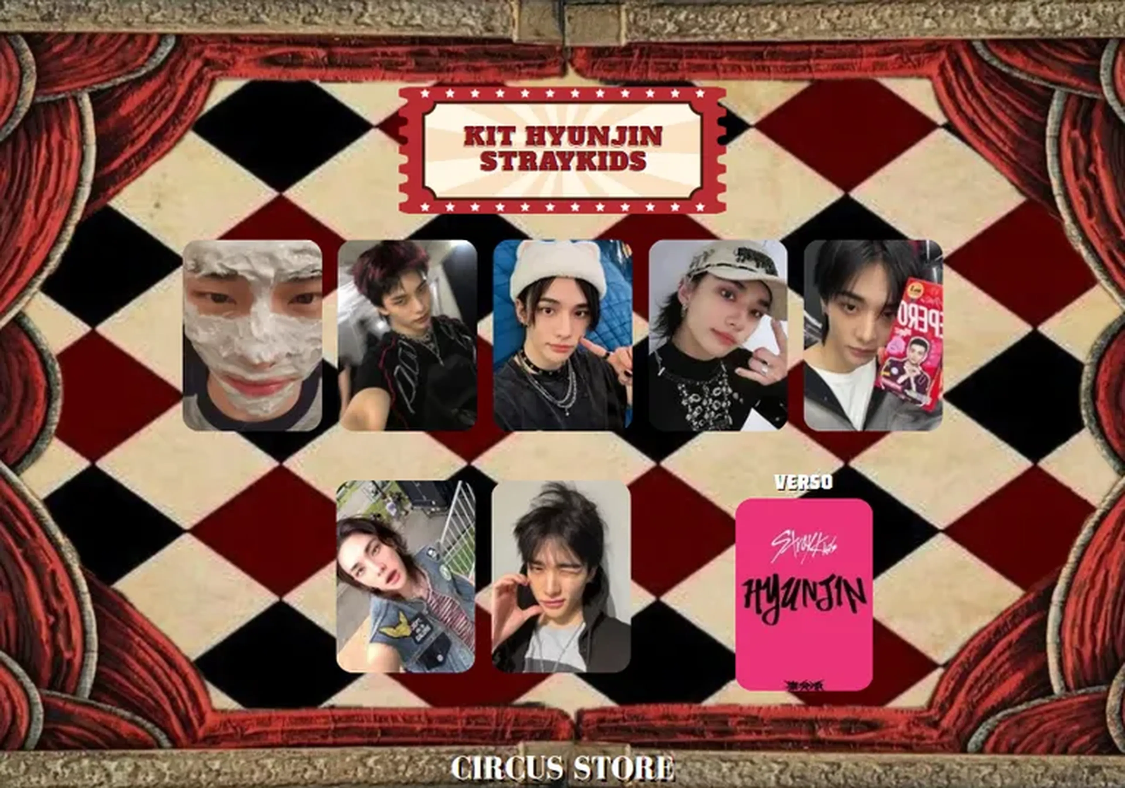 KIT PHOTOCARDS - HYUNJIN STRAY KIDS imagem