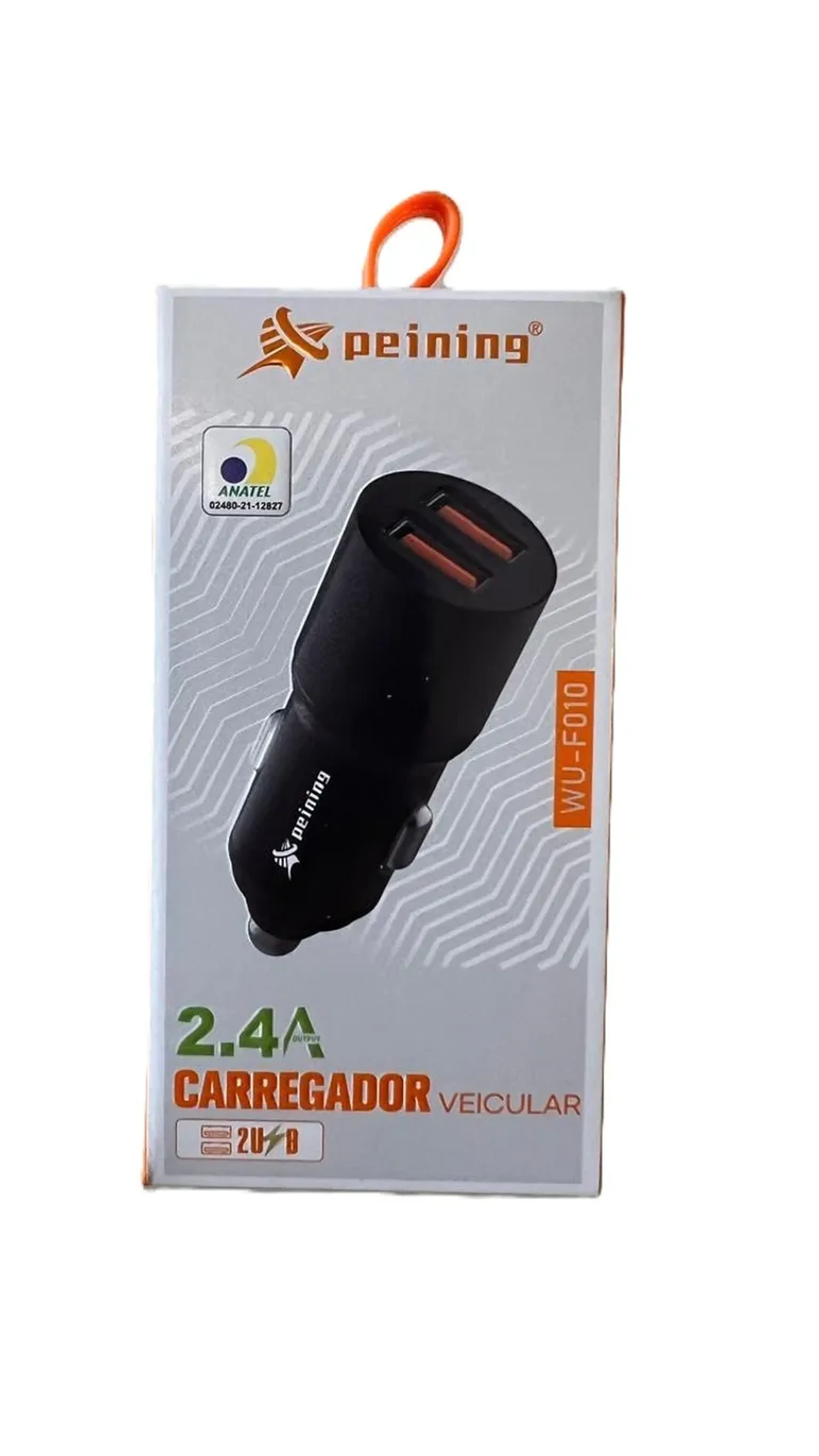 CARREGADOR PARA CARRO 24A - 2 SAÍDAS imagem
