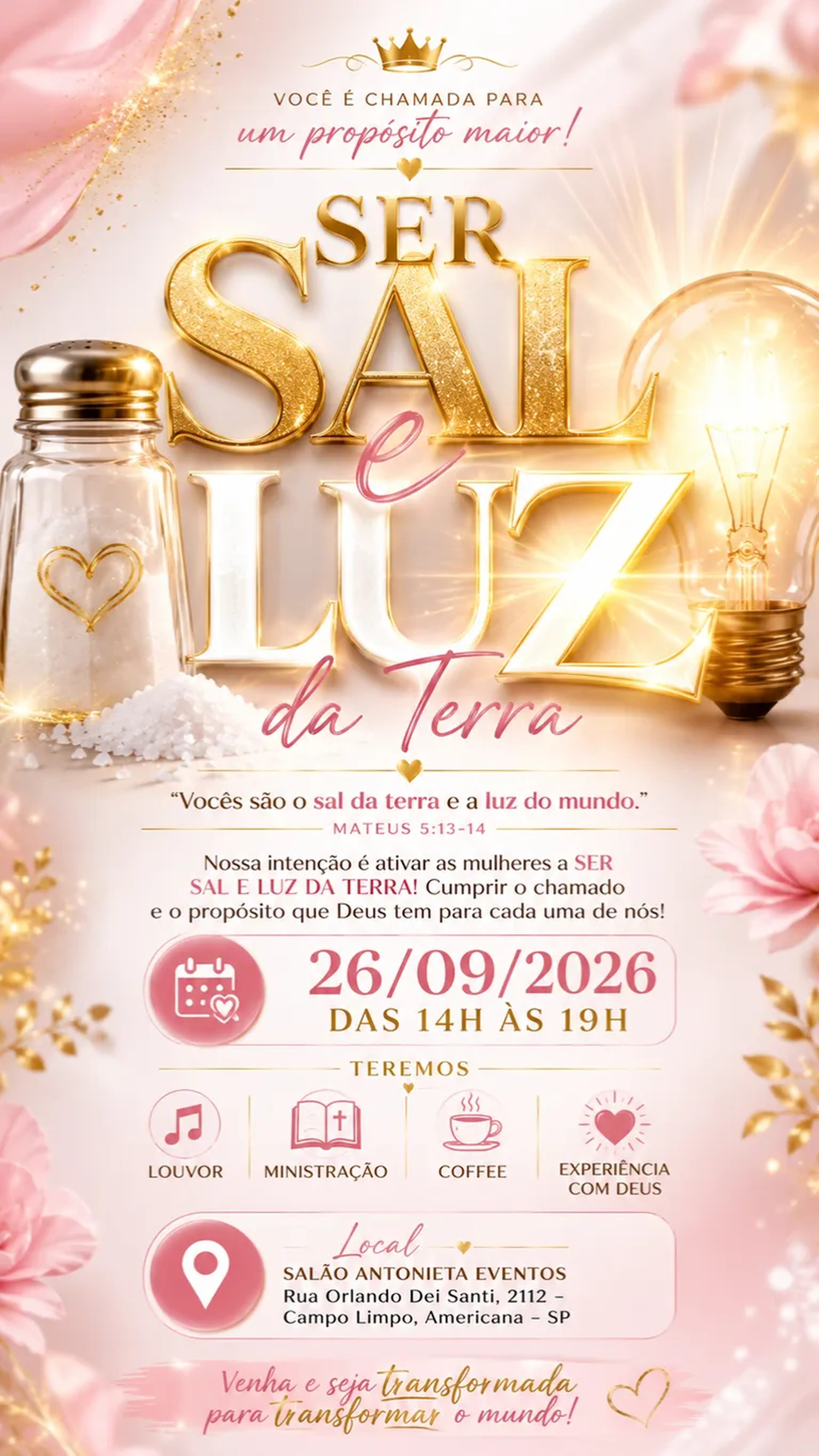 SER SAL E LUZ 1• LOTE imagem