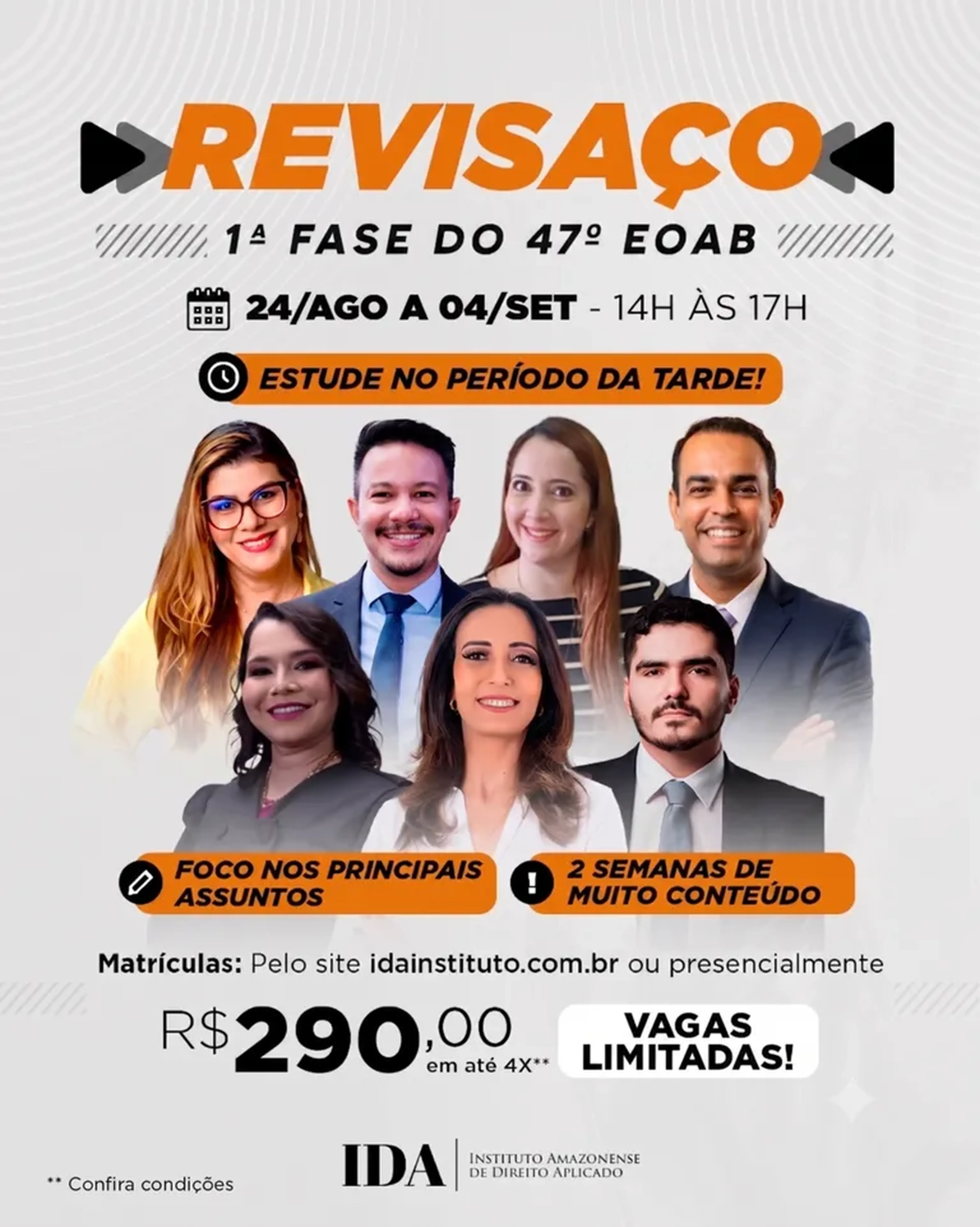 REVISAÇO 1ª FASE DO 47º EOAB imagem