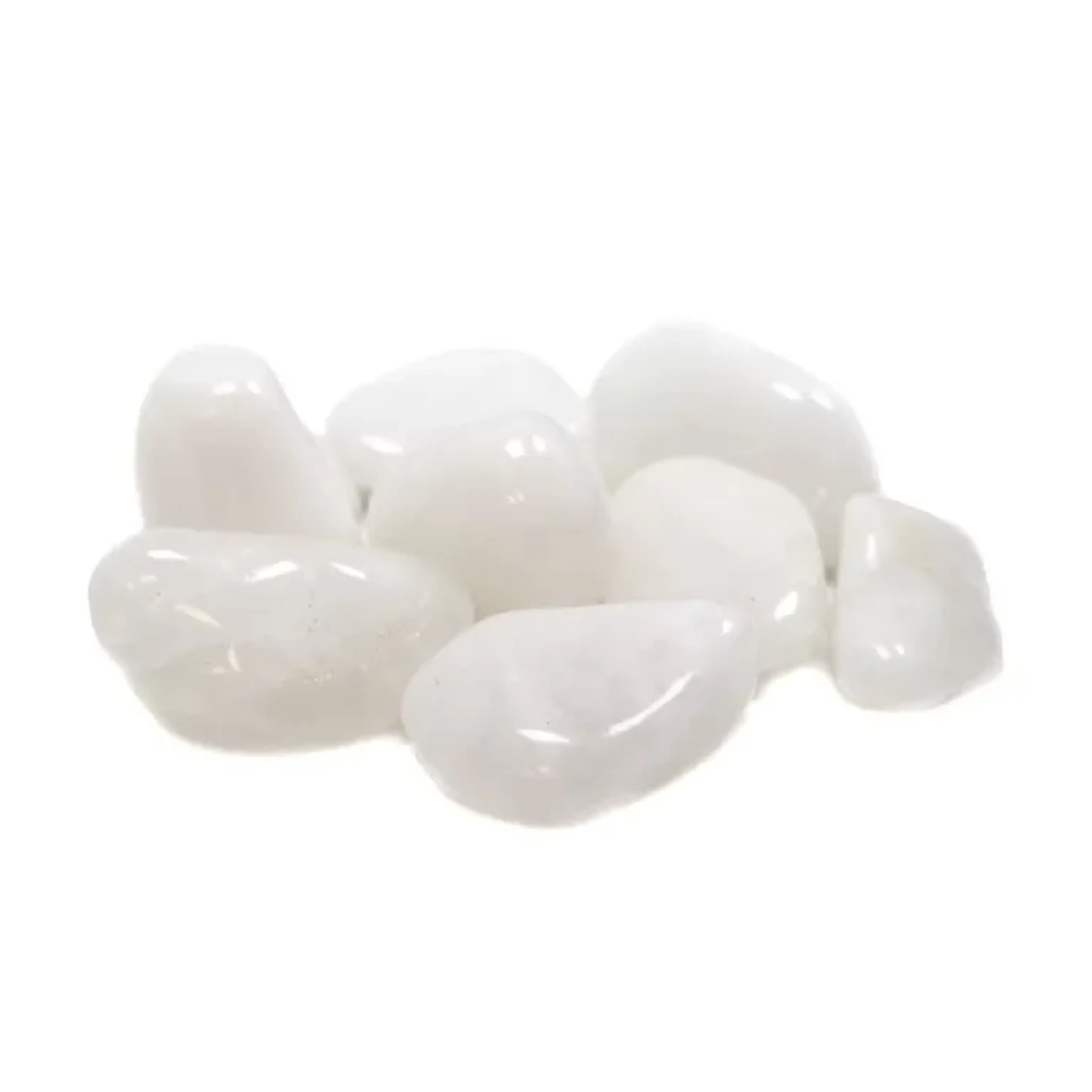 Cristal quartzo branco - rolado imagem