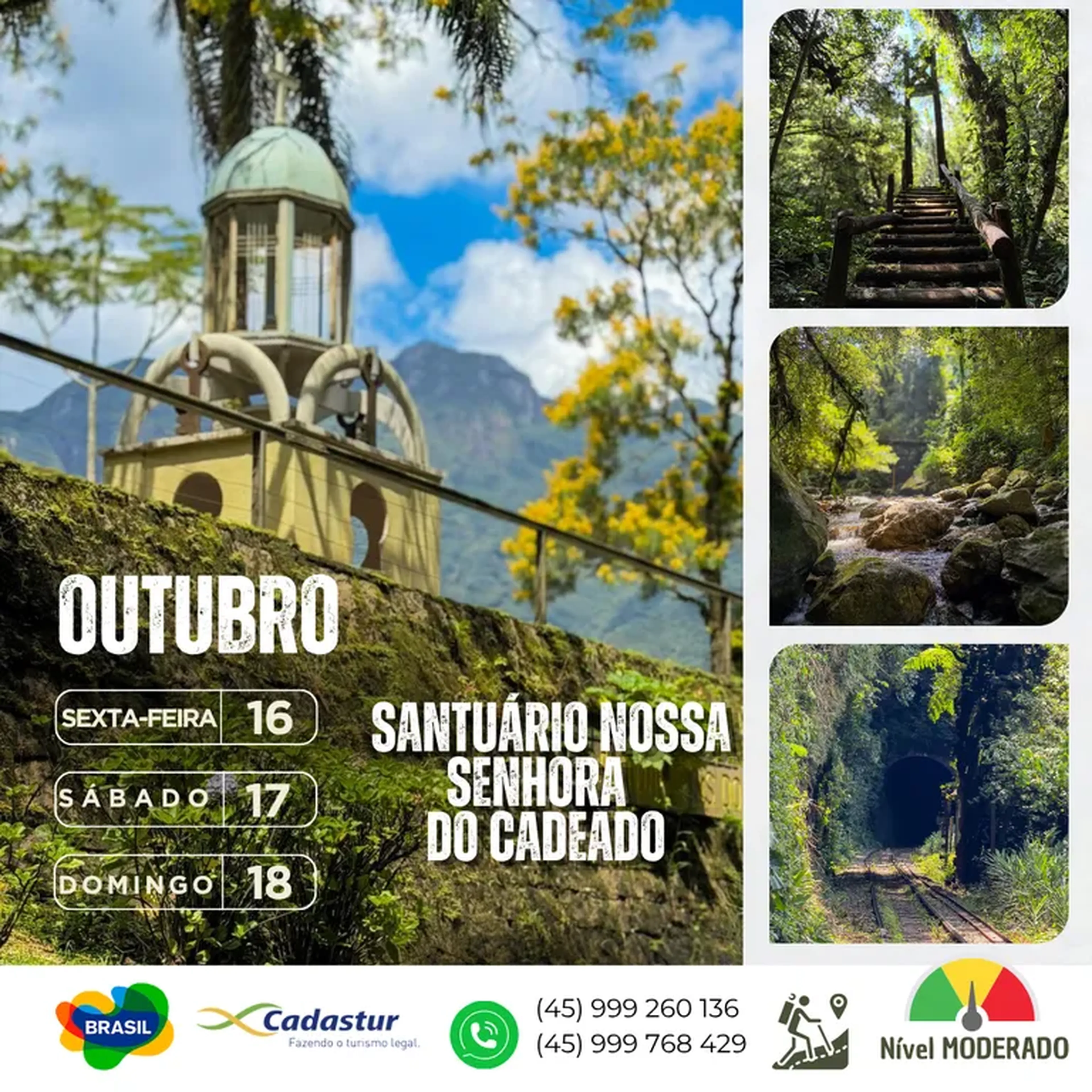 ROCHEDINHO + SANTUÁRIO DO CADEADO 16, 17 e 18 de OUTUBRO imagem