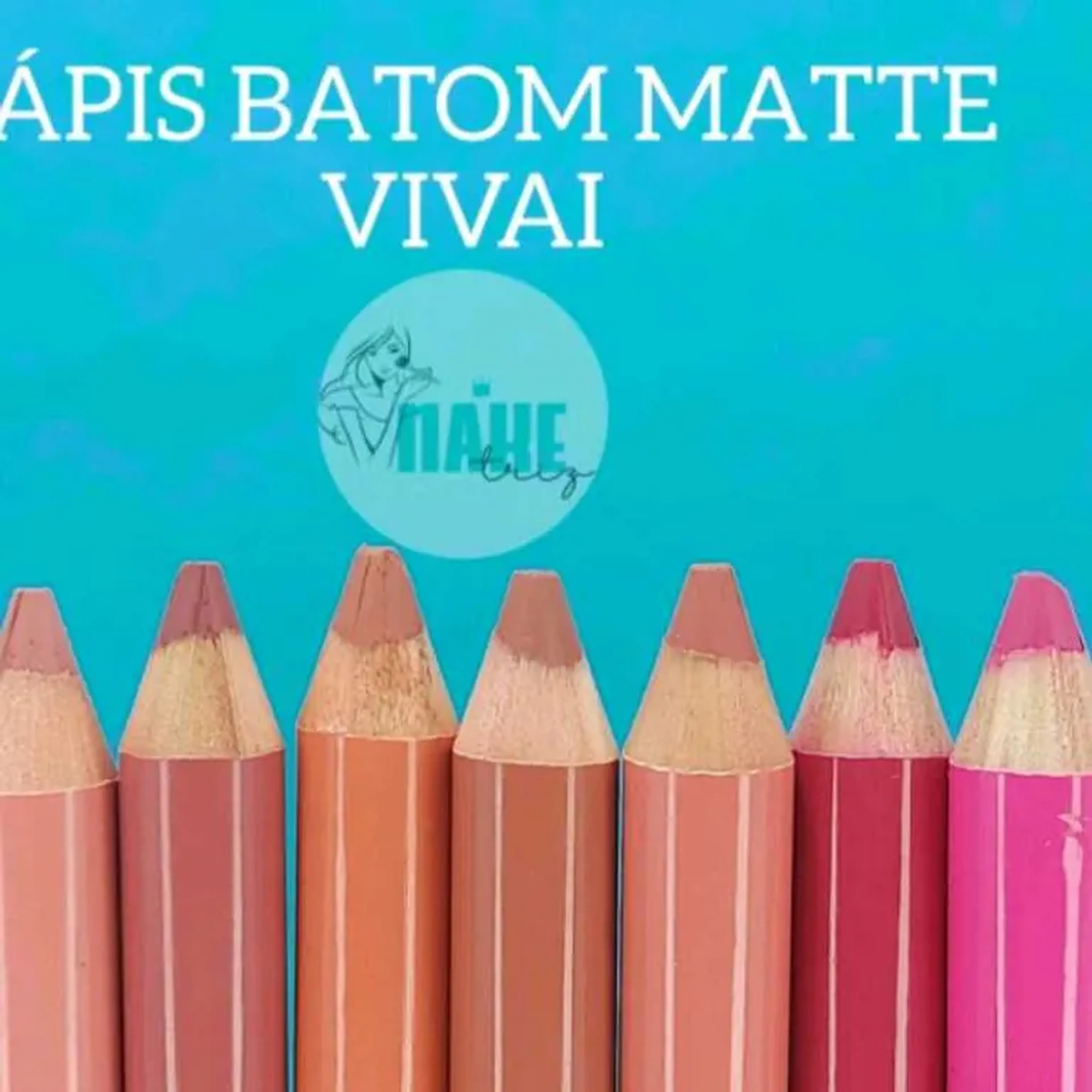 Lápis Batom Matte VIVAI imagem