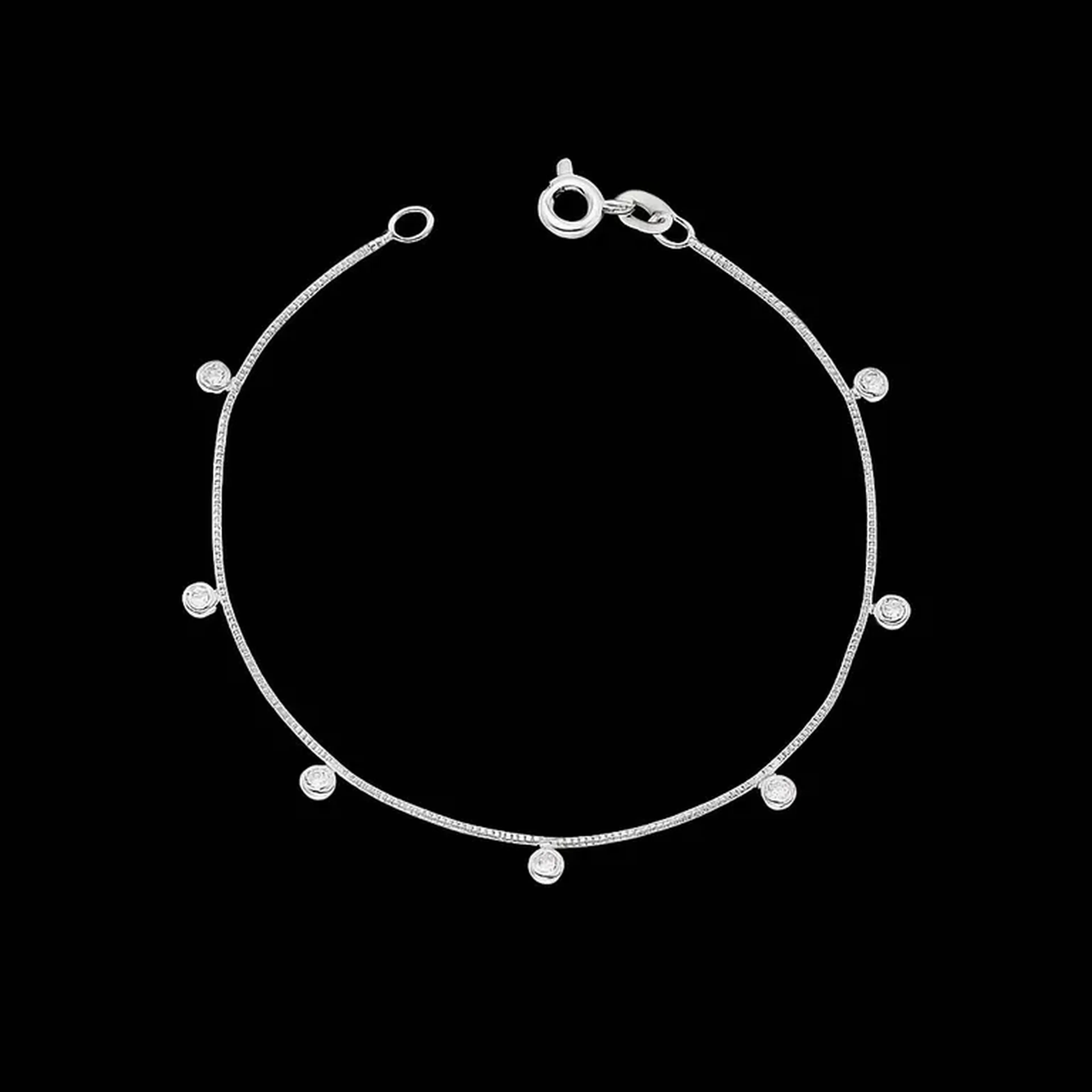Pulseira Choker com Pontos de Luz imagem