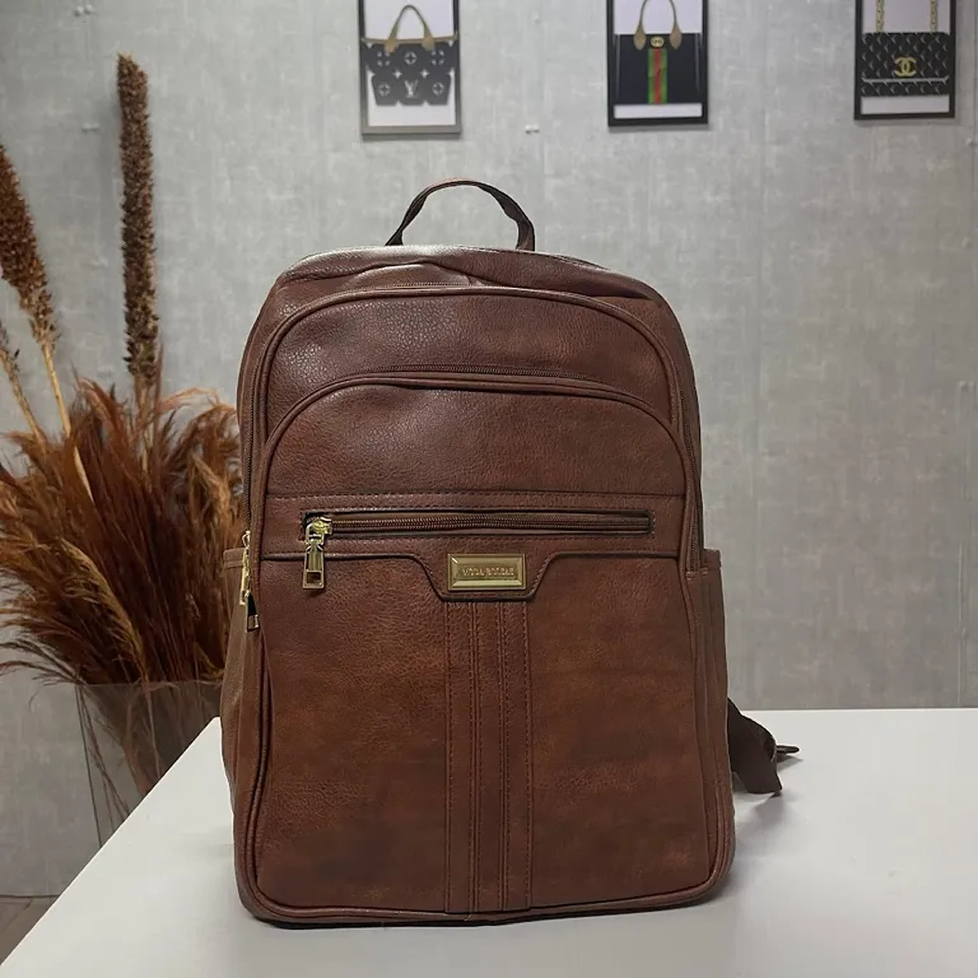 Mochila em Couro PU imagem