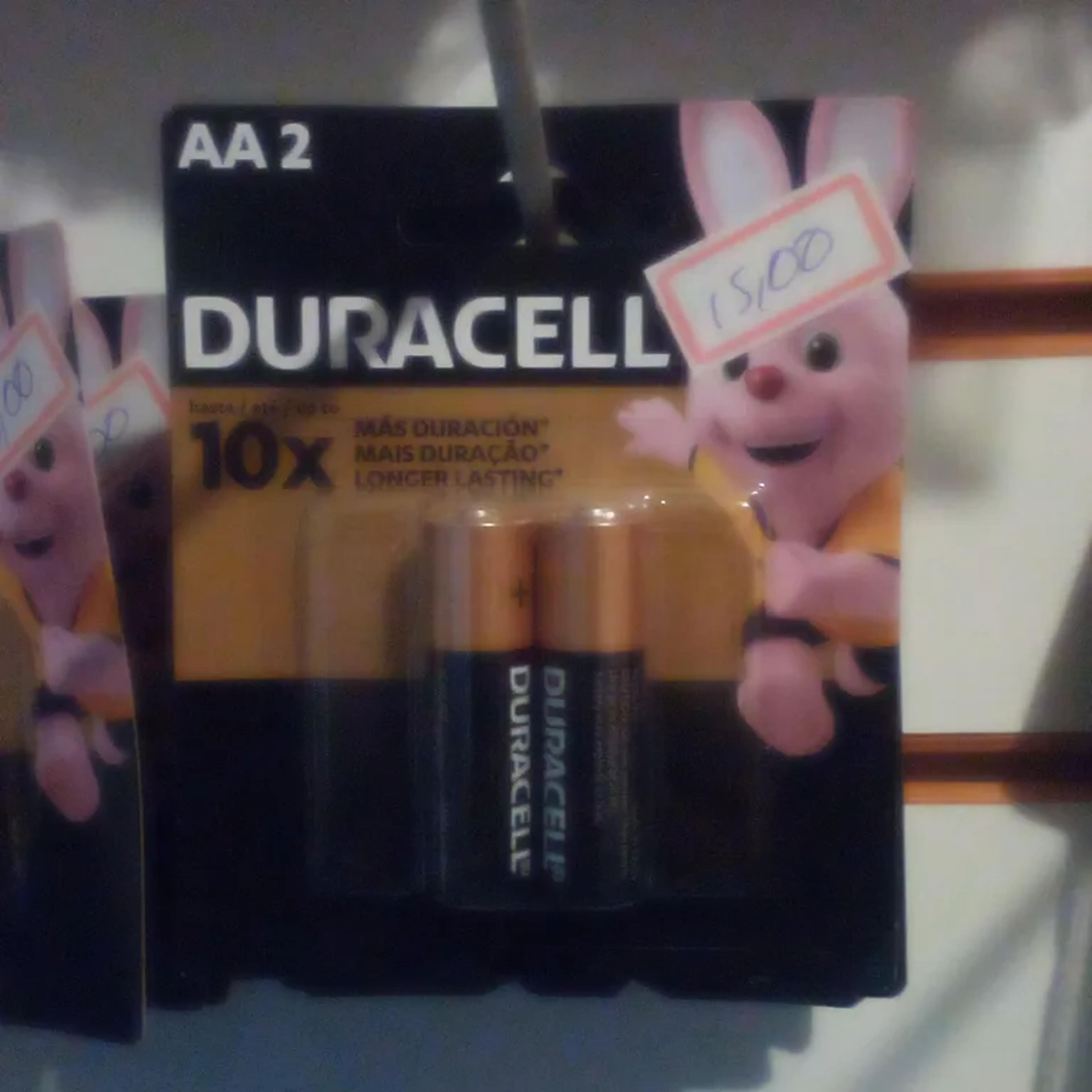 Pilhas duracell AA com 2 unidades imagem