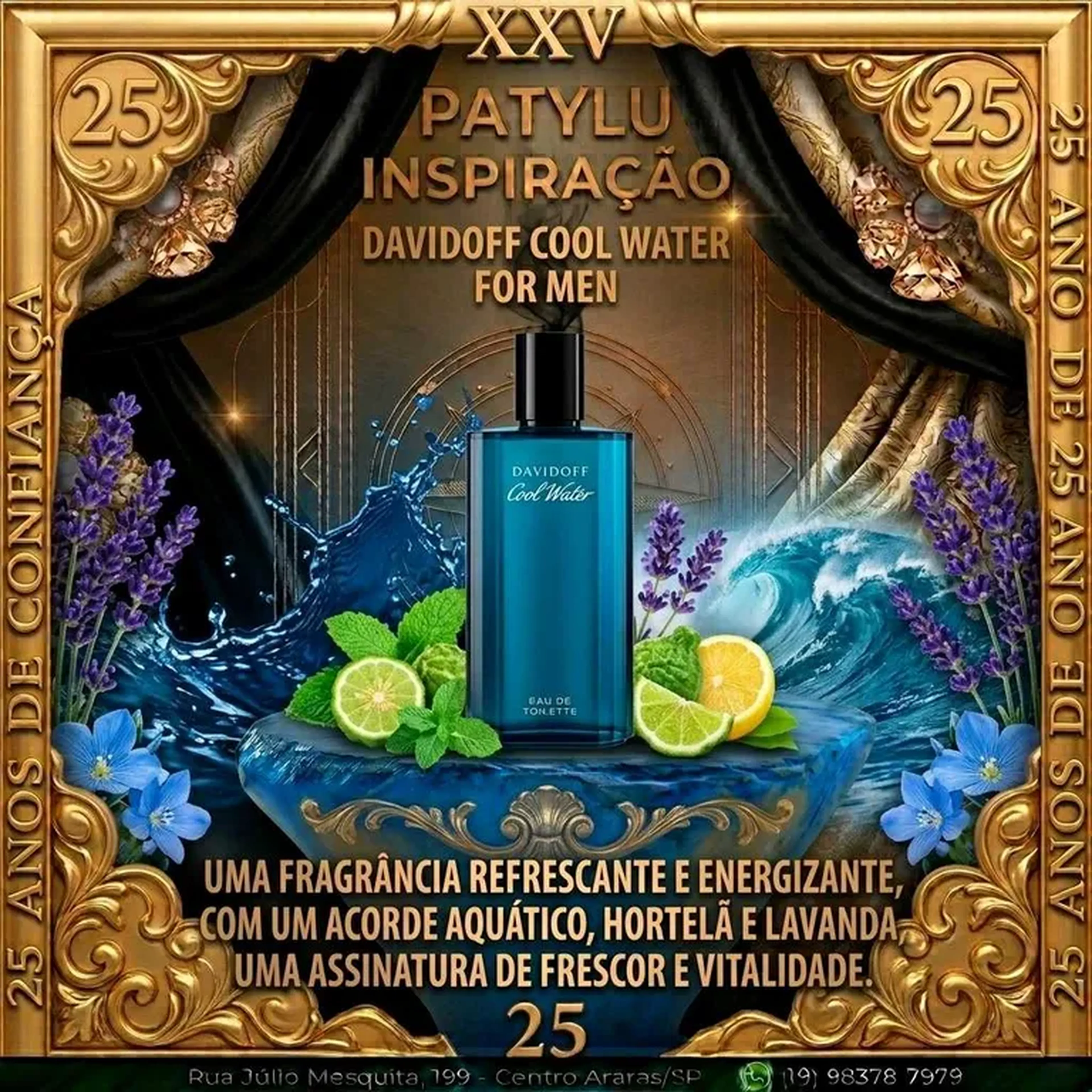 Inspiração Cool Water 100ml imagem