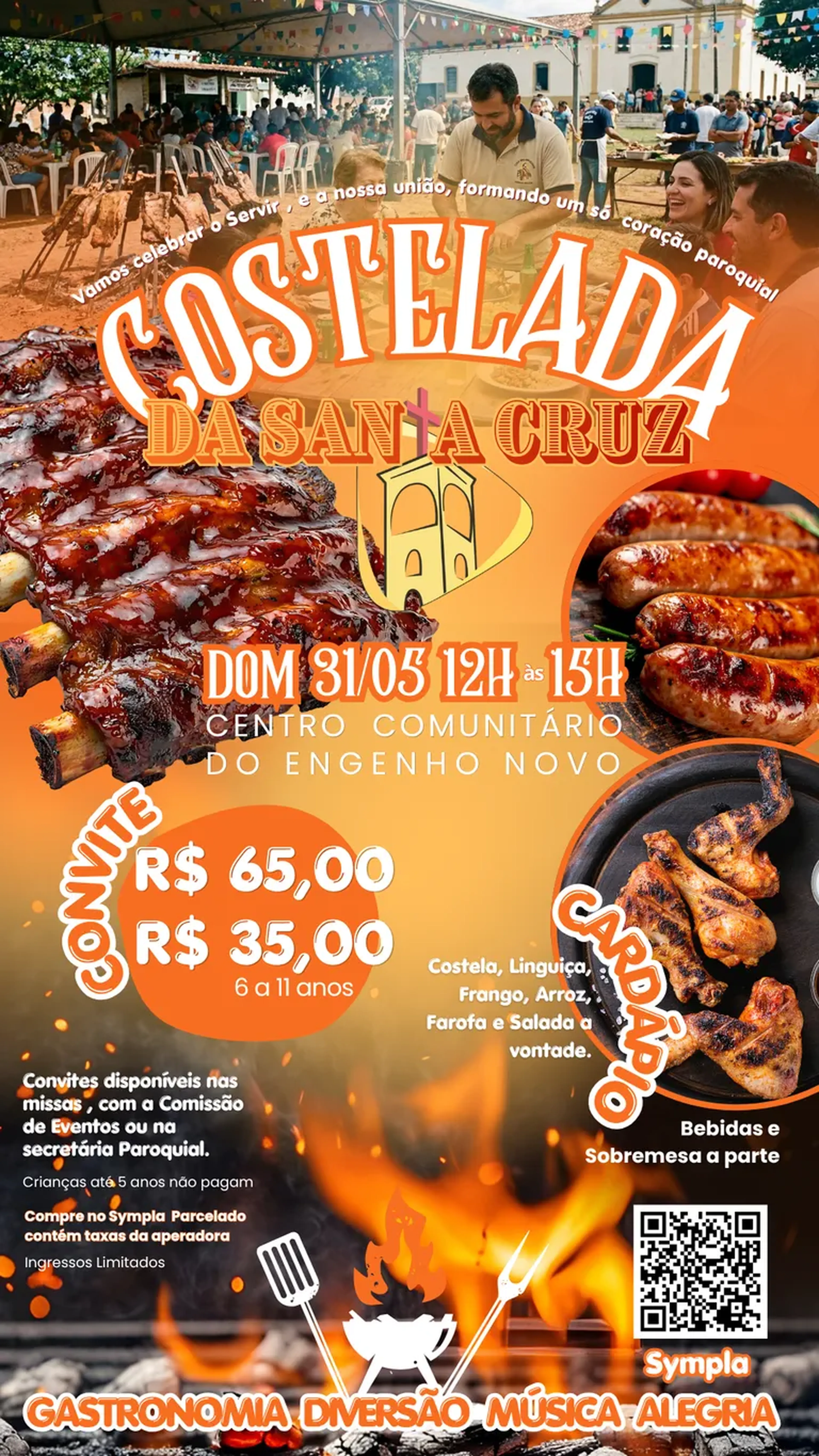 Costelada crianças de 6 a 11 anos imagem