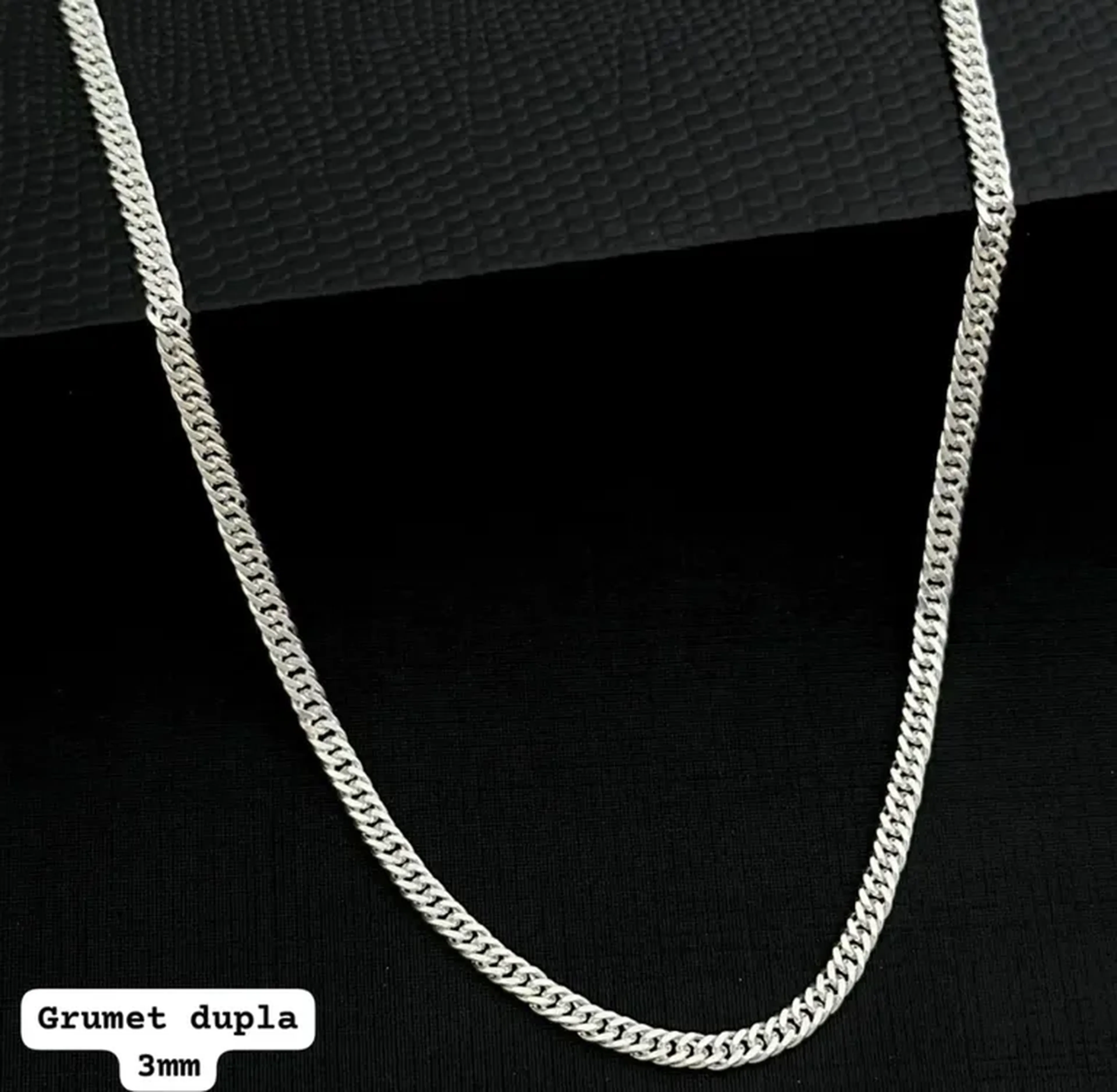 Corrente Grumet dupla 3mm imagem