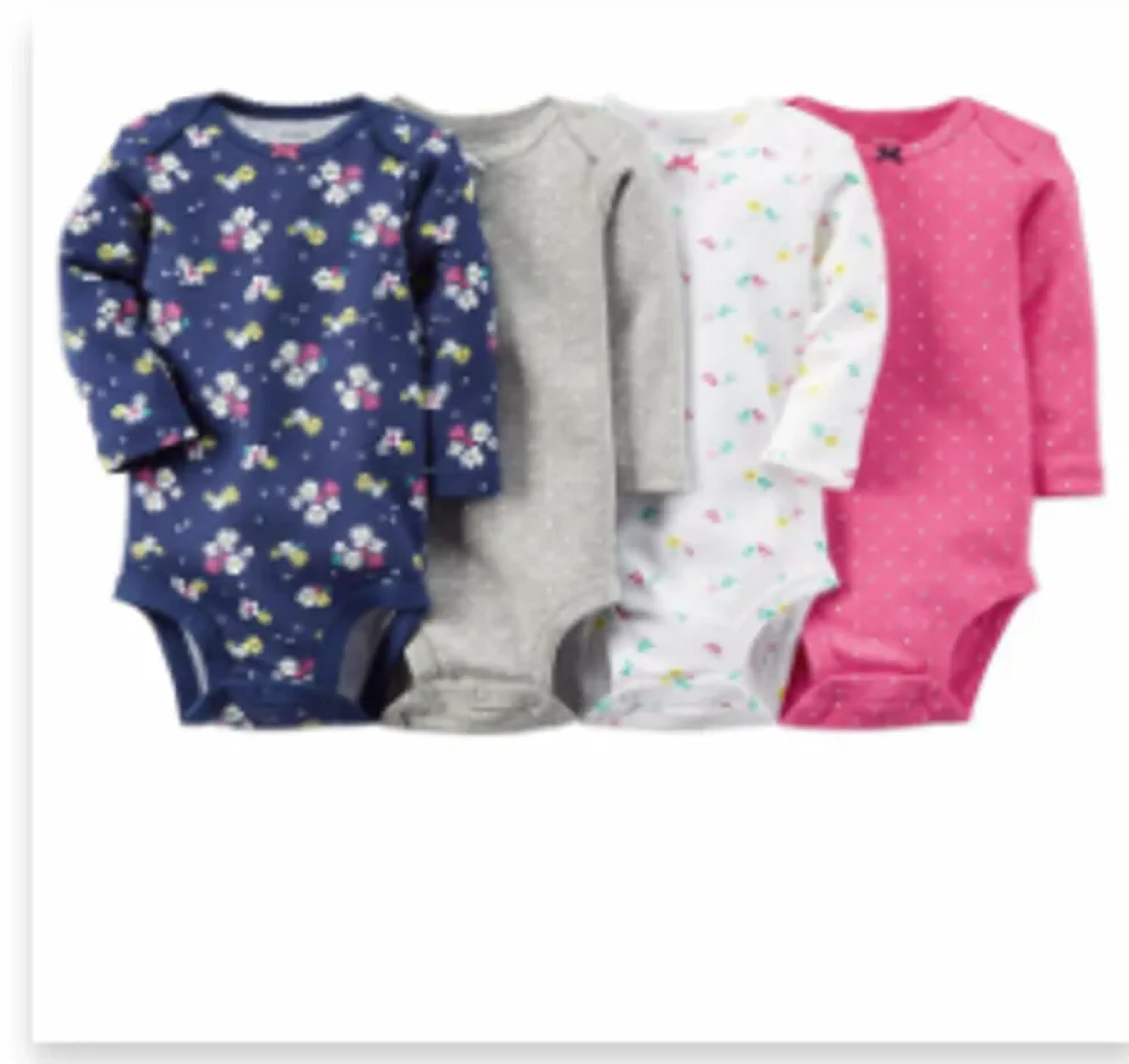 Kit 4 body Manga Longa- 3-6-9 meses imagem