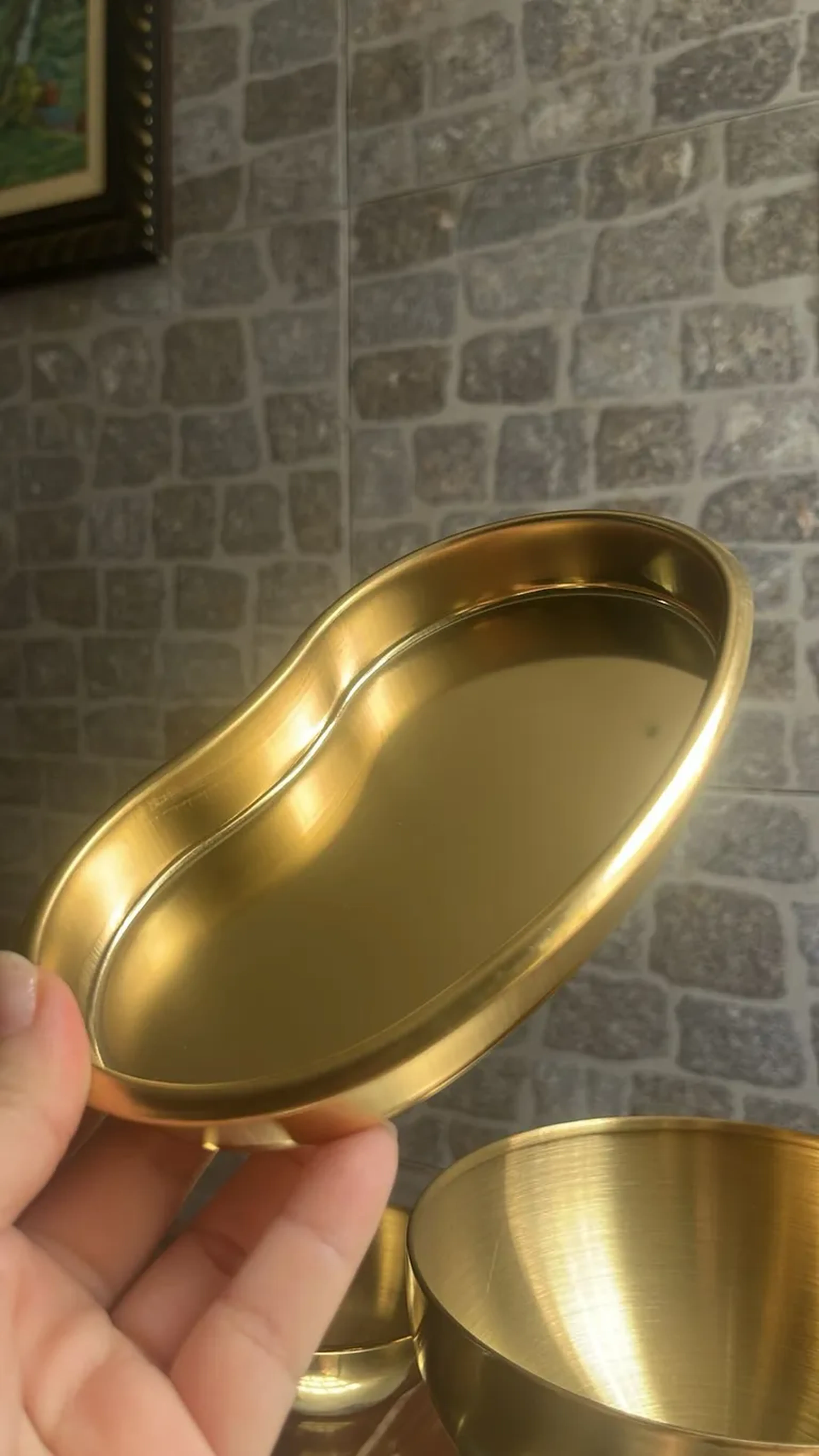 Bandeja dourada - rim imagem