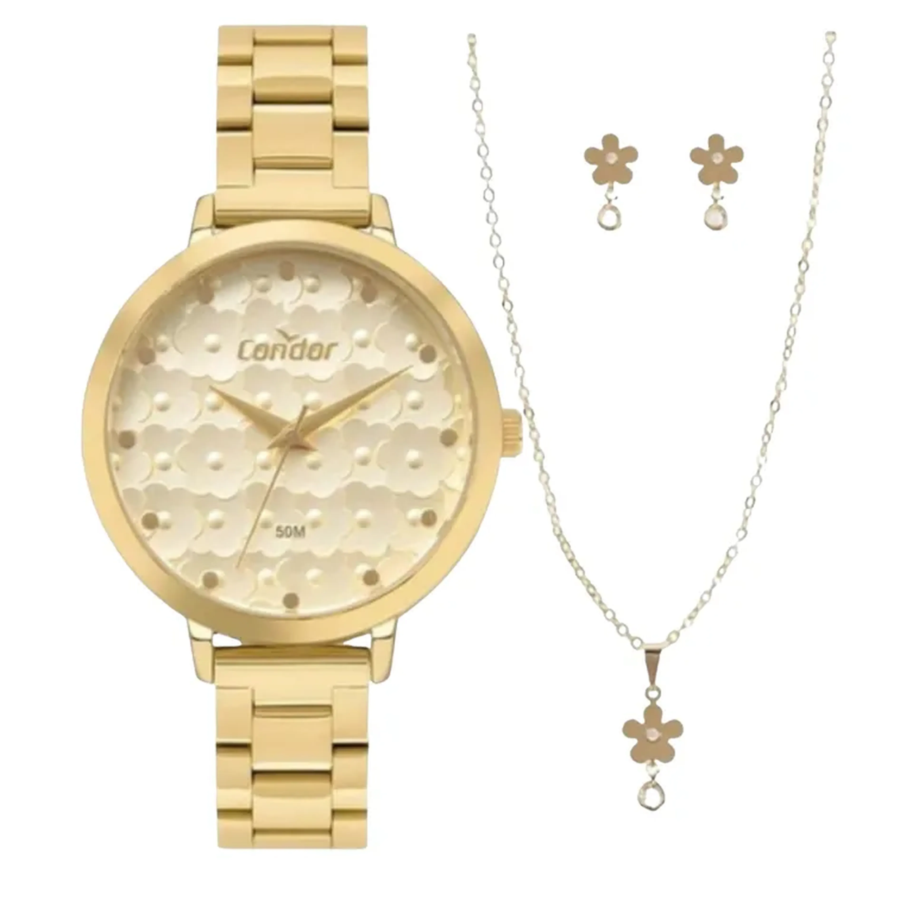 Relógio Feminino Condor Dourado imagem