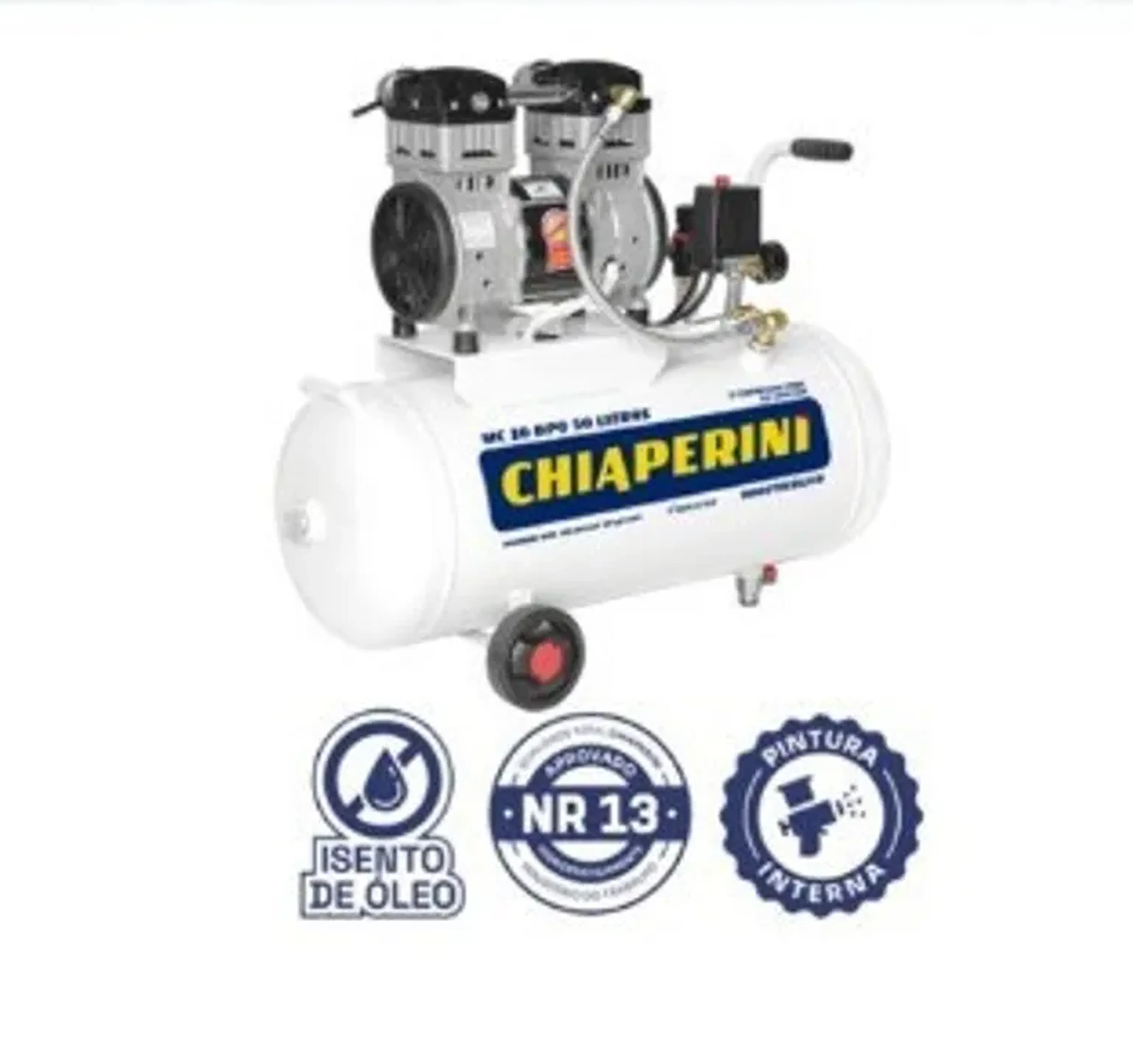 Motocompressor odontológico 50 litros 10 BPO imagem
