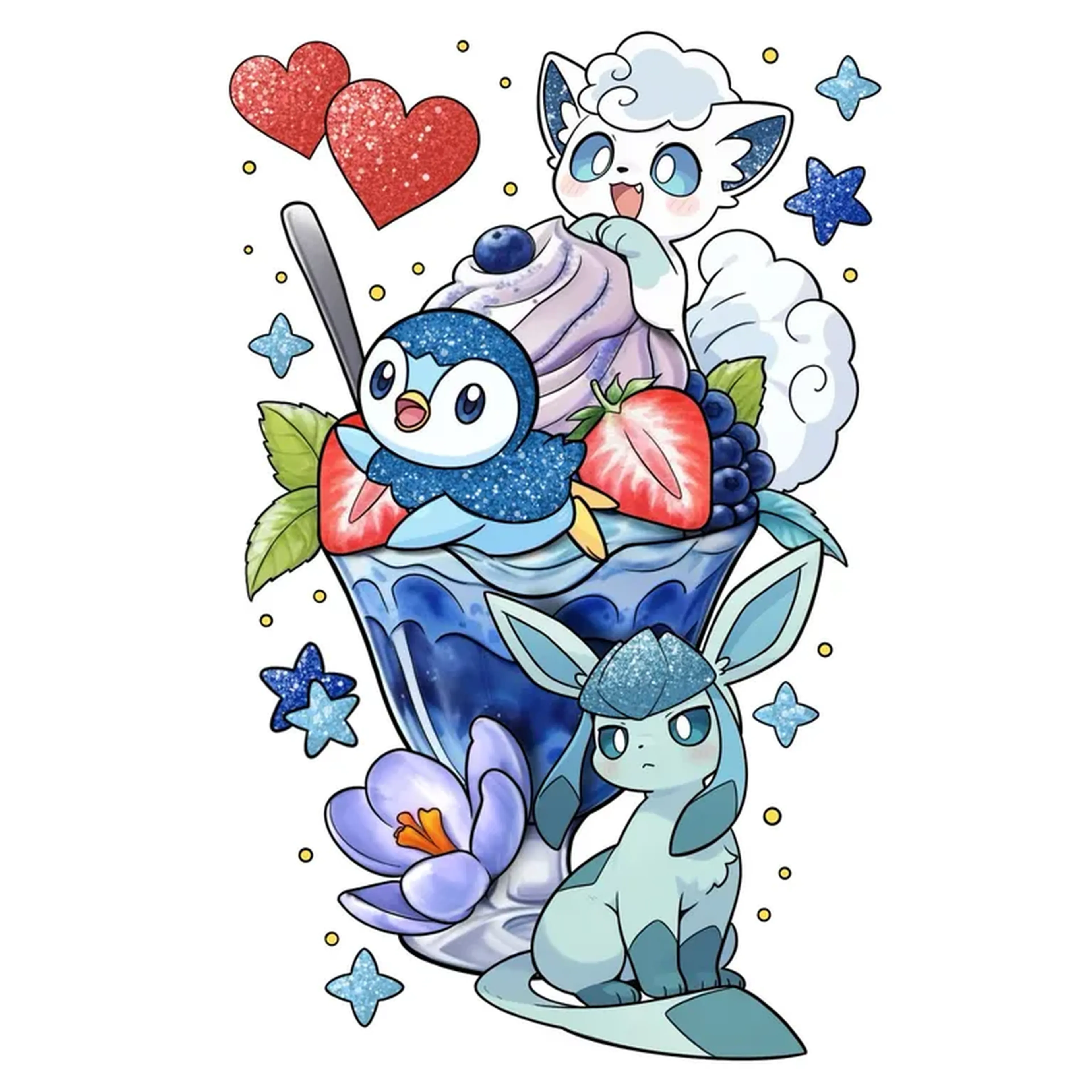 Pokémon Milkshake Azul imagem