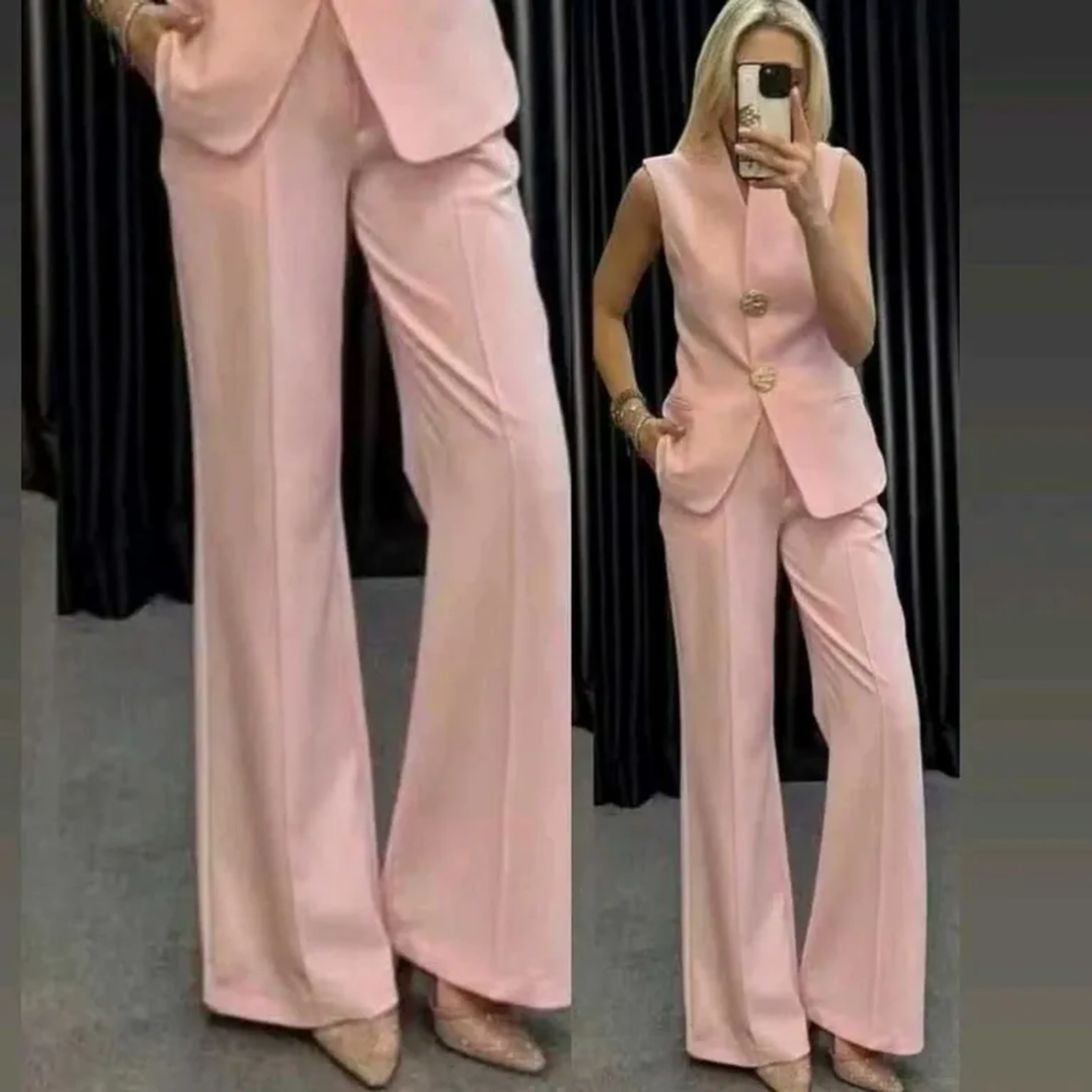 conjunto Alfaiataria Branco imagem