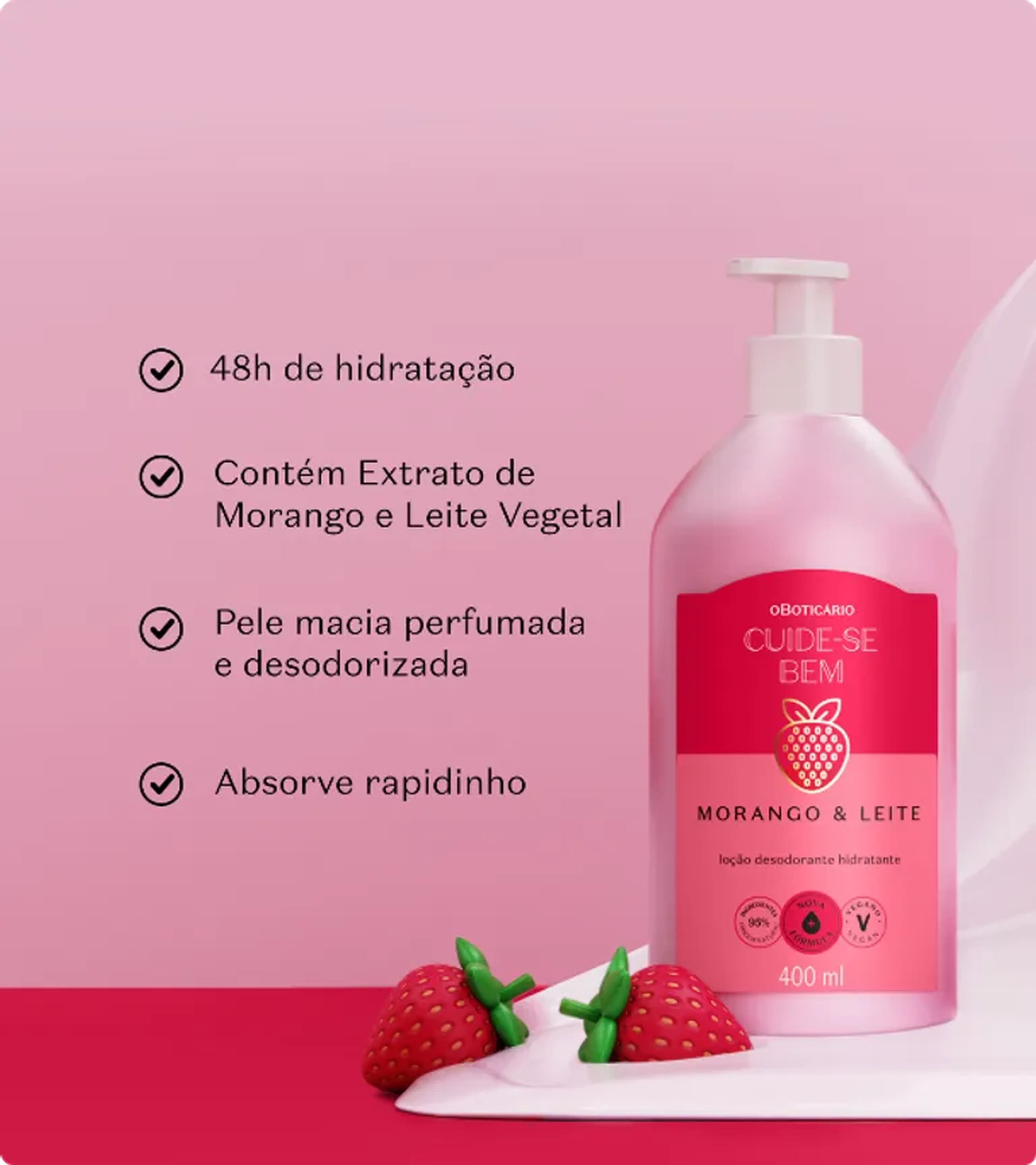 Loção hidratante desodorante corporal imagem