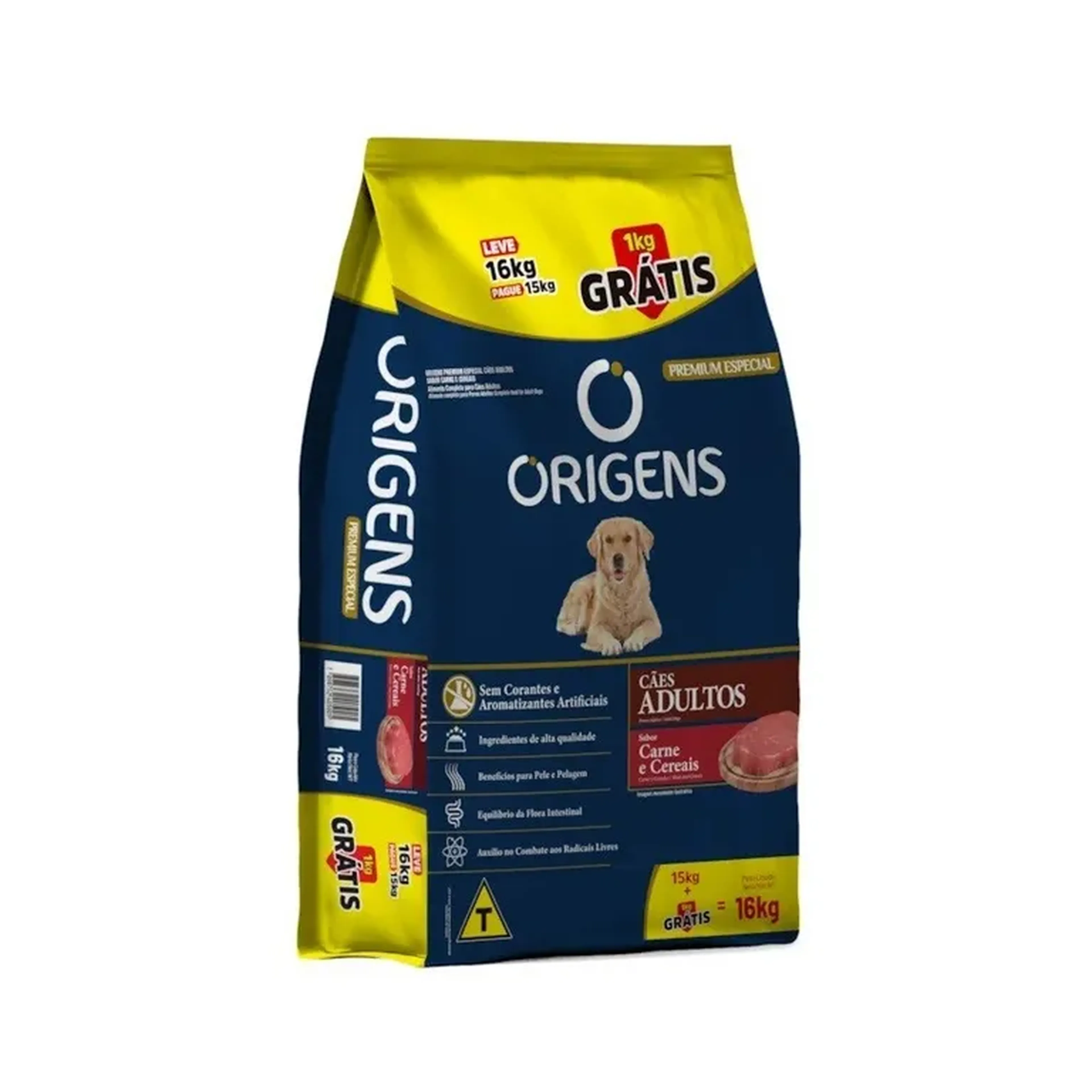Ração Origens 16 Kg - Cane e Cereais imagem