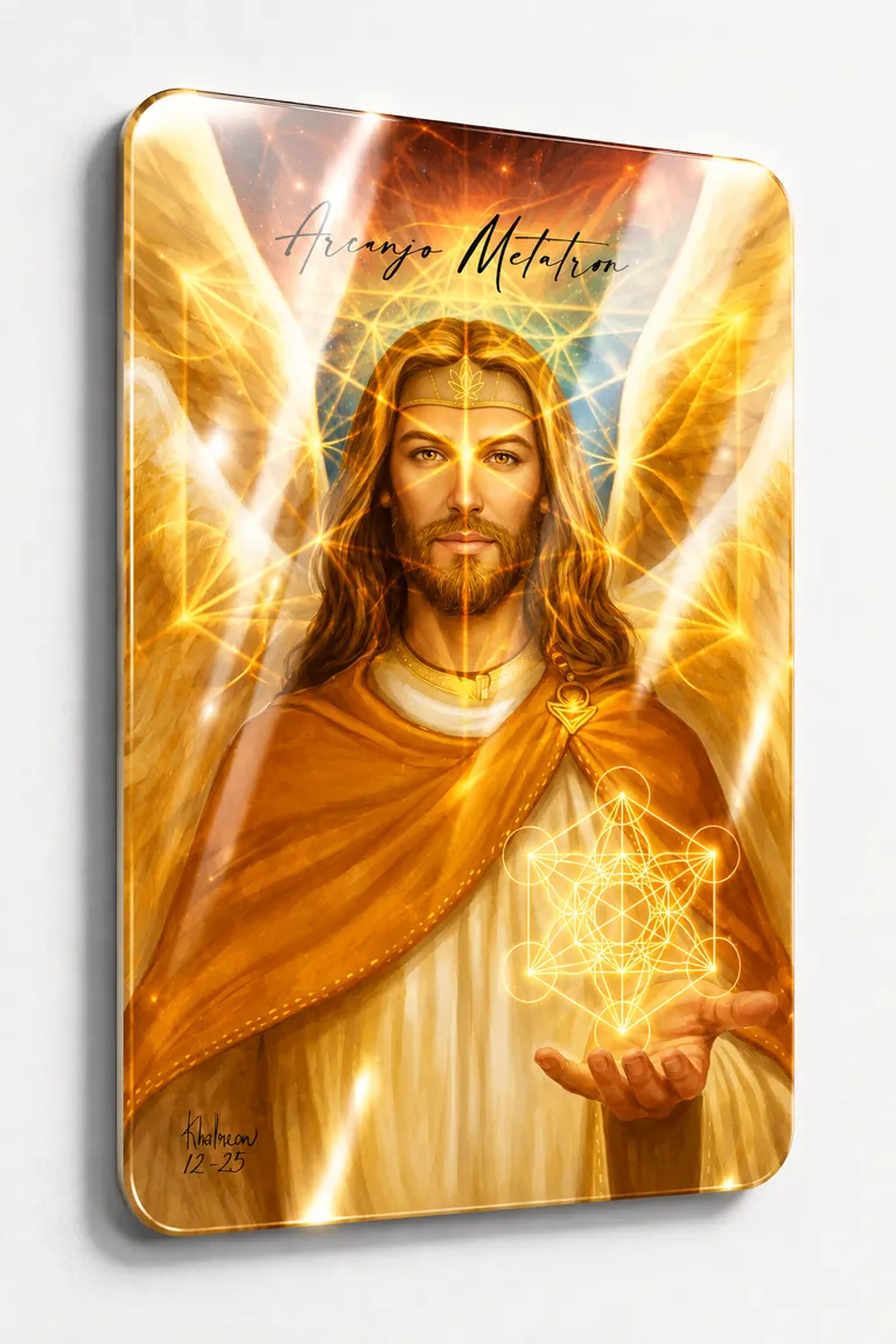 Arcanjo Metatron- Placa Metálica 40x30cm (Frete Grátis) imagem