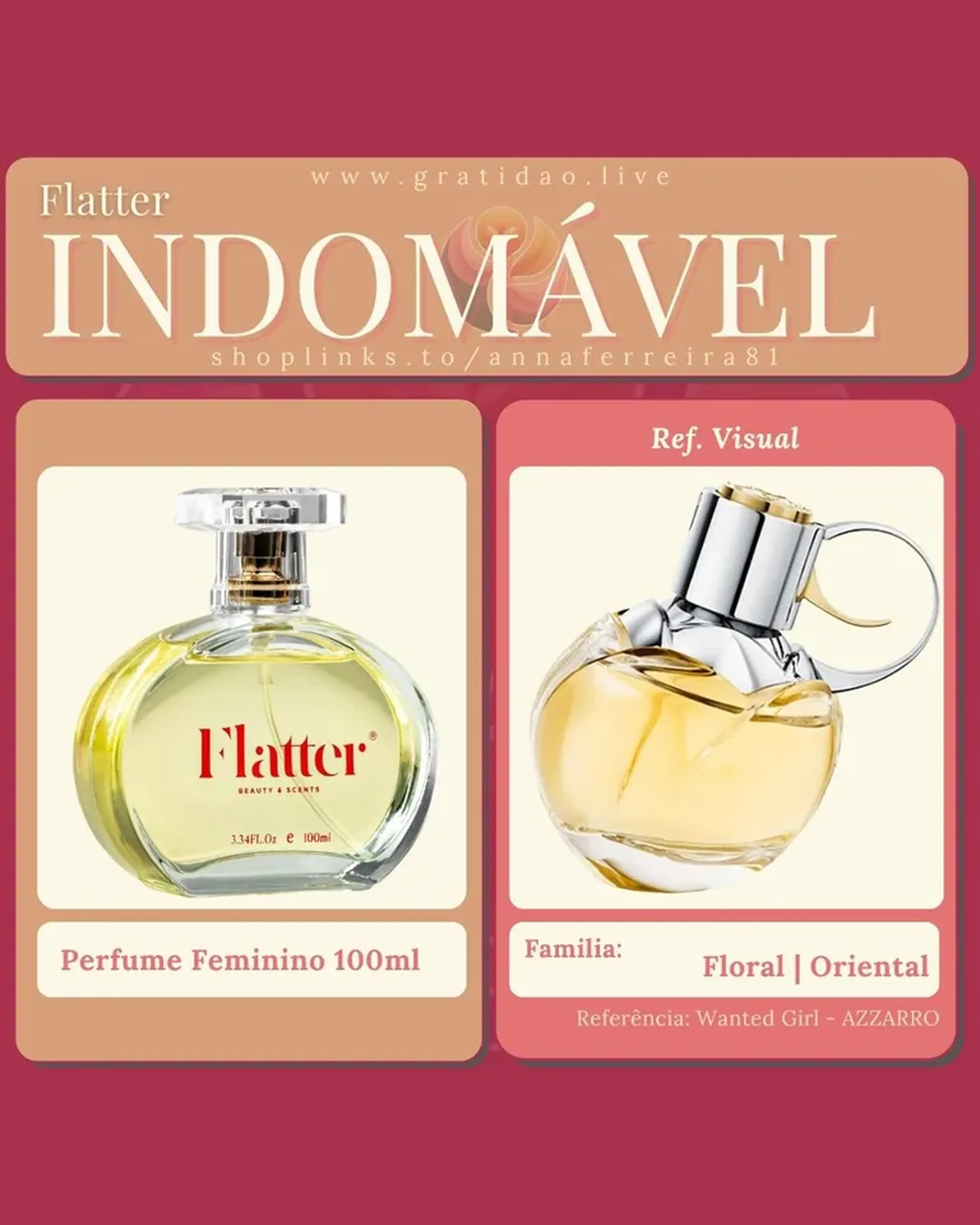 Indomável - Perfume Feminino imagem