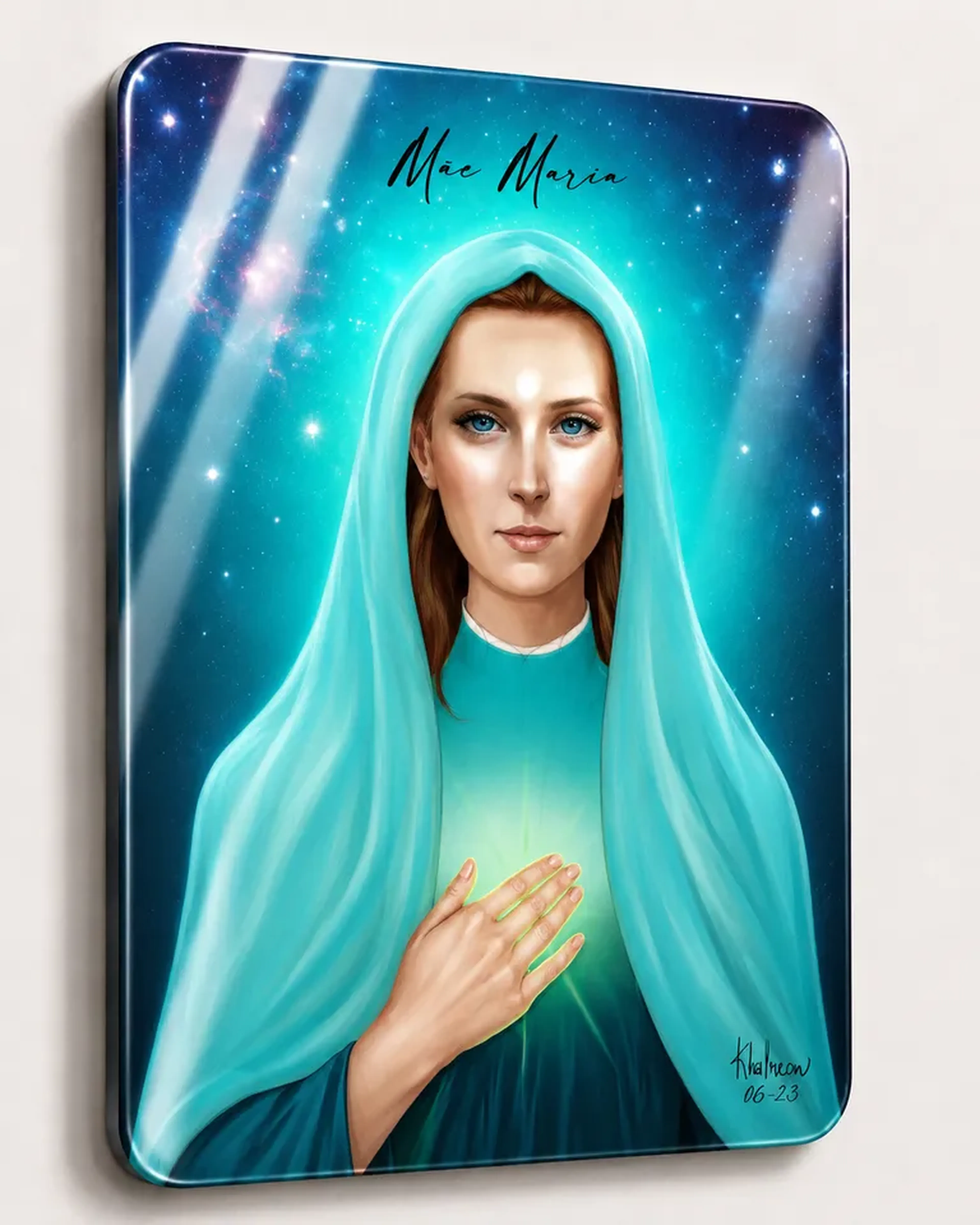Mãe Maria- Placa Metálica 40x30cm (Frete Grátis) imagem