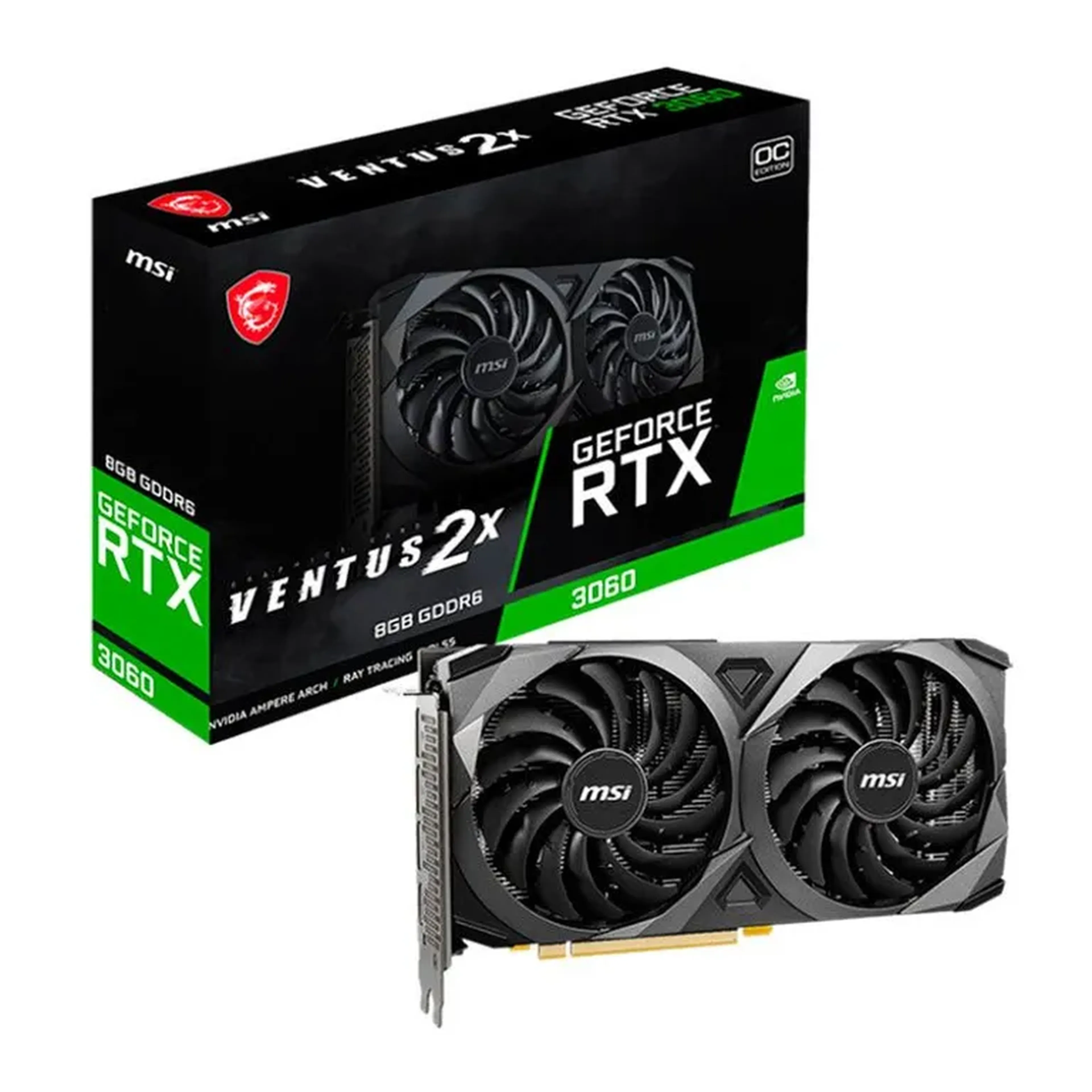 Nvidia Geforce 3060 12GB MSI Ventus 2x imagem