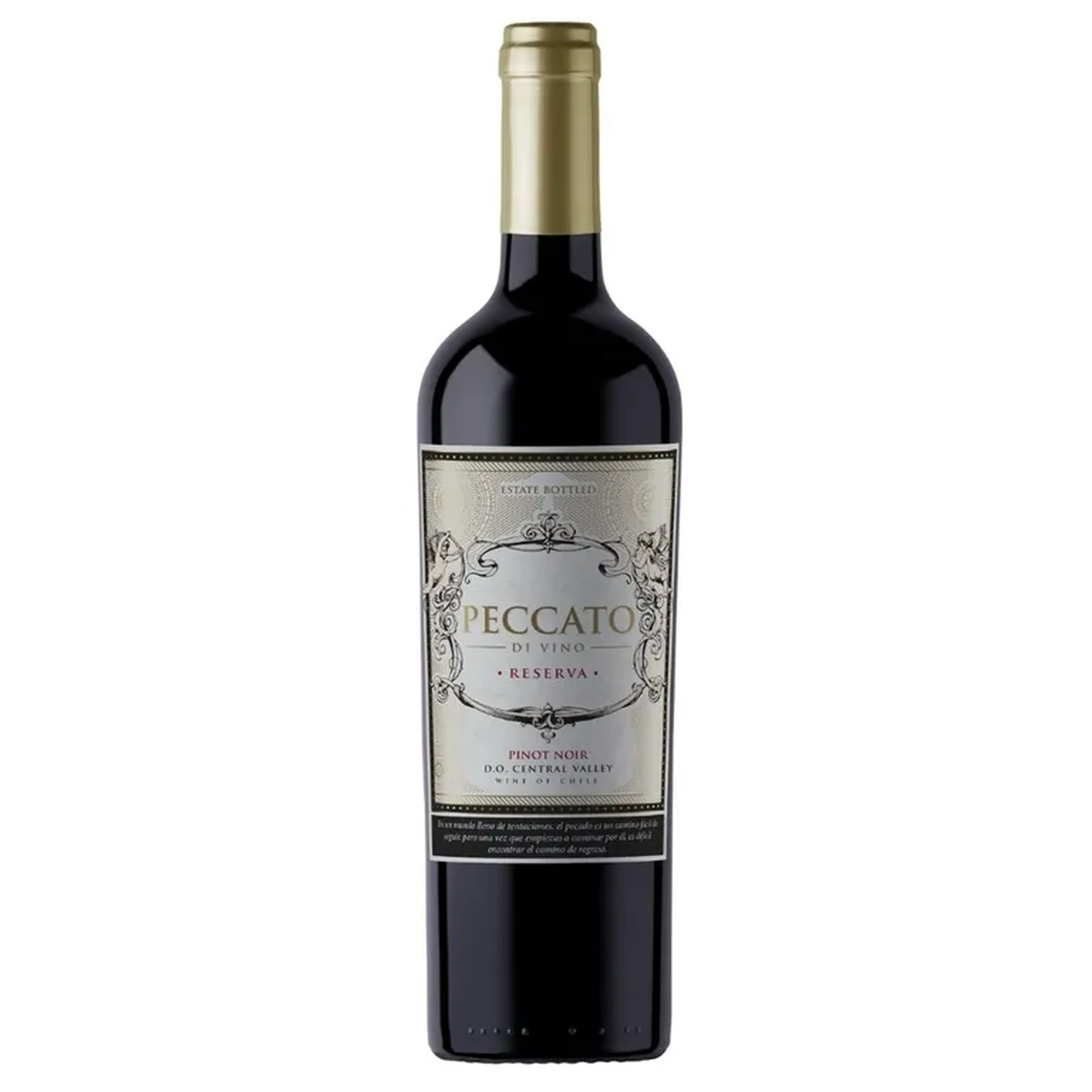 Vinho Tinto Peccato di Vino Reserva Pinot Noir Chileno Seco imagem