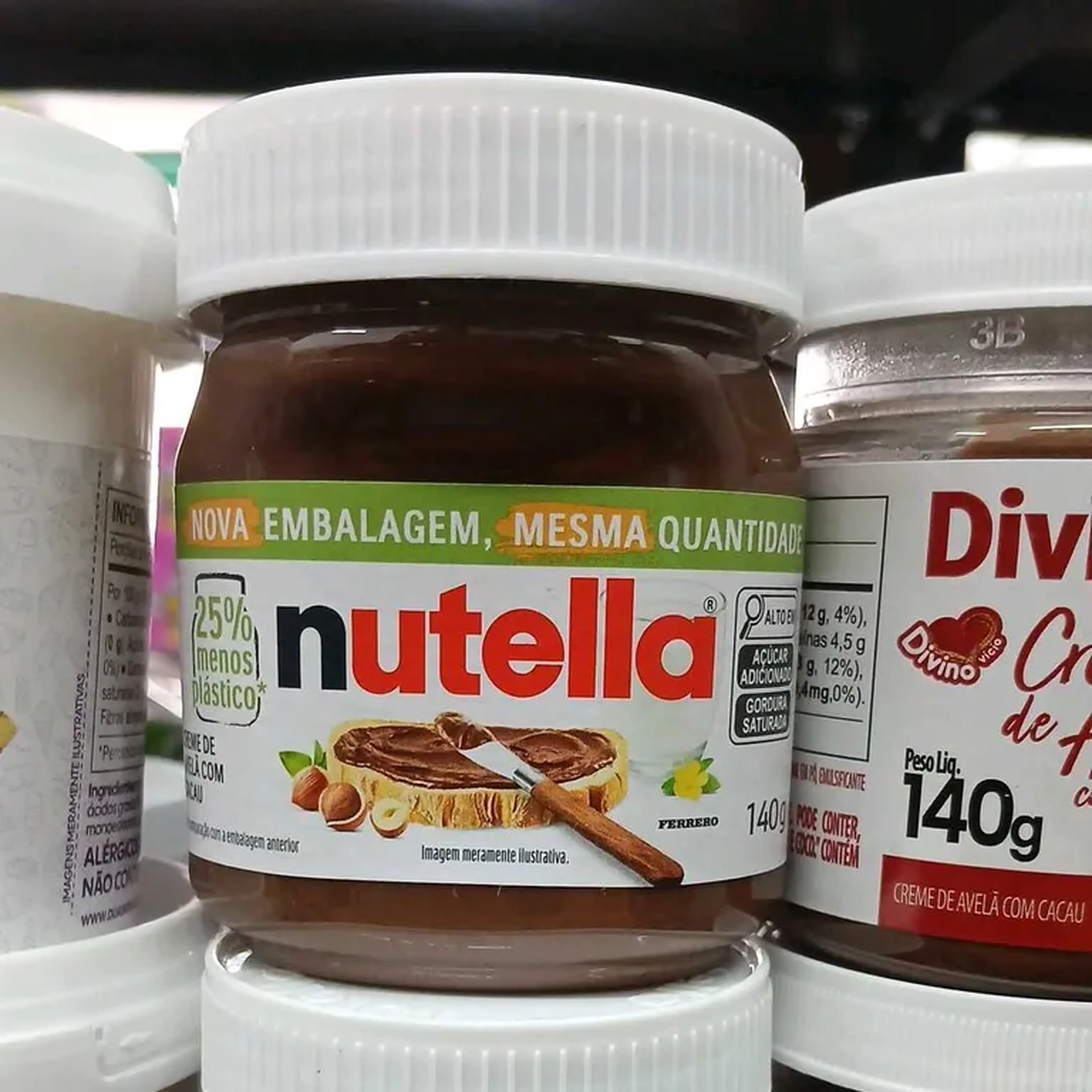 Creme de Avelã Nutella 140g imagem