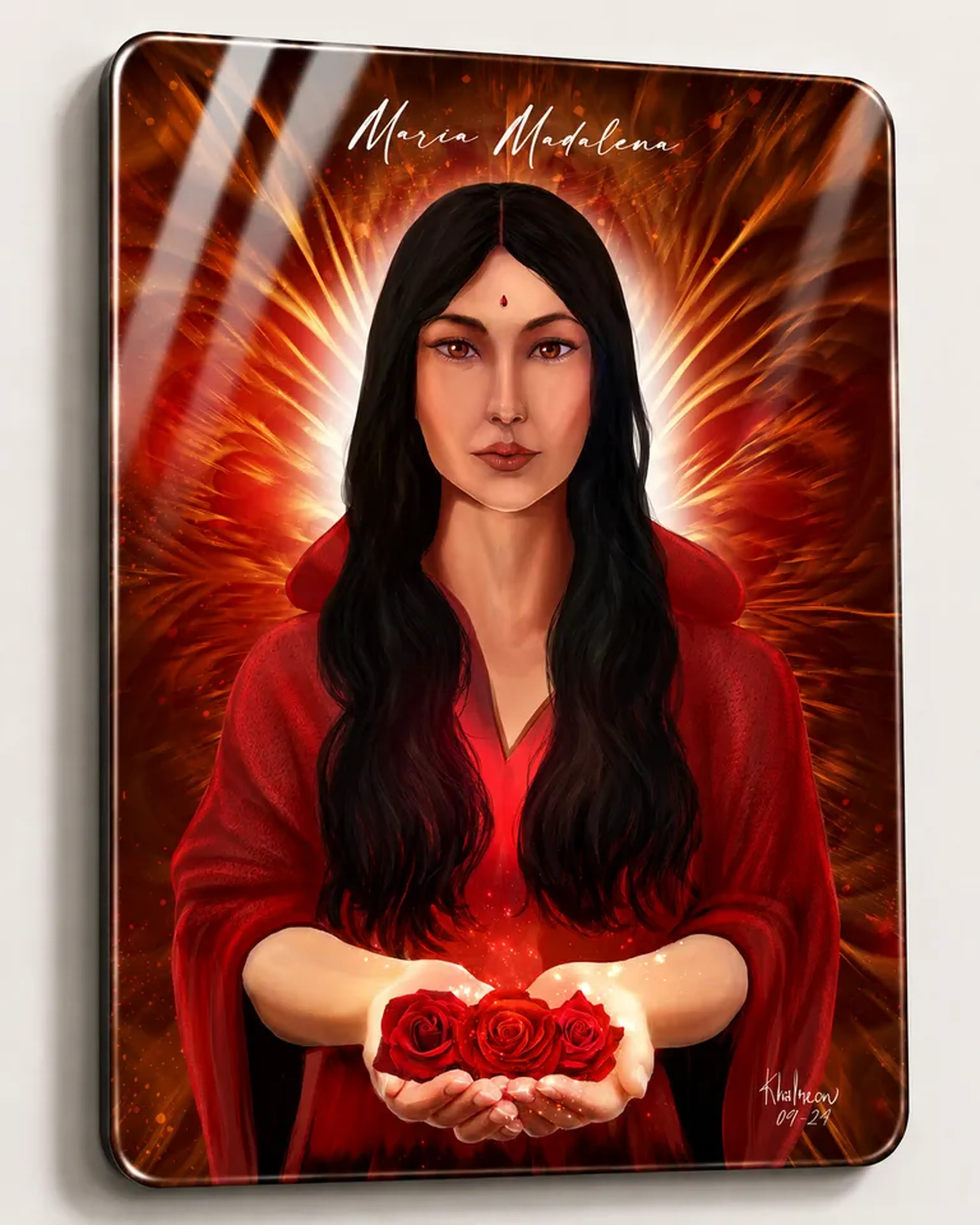 Maria Madalena- Placa Metálica 40x30cm (Frete Grátis) imagem