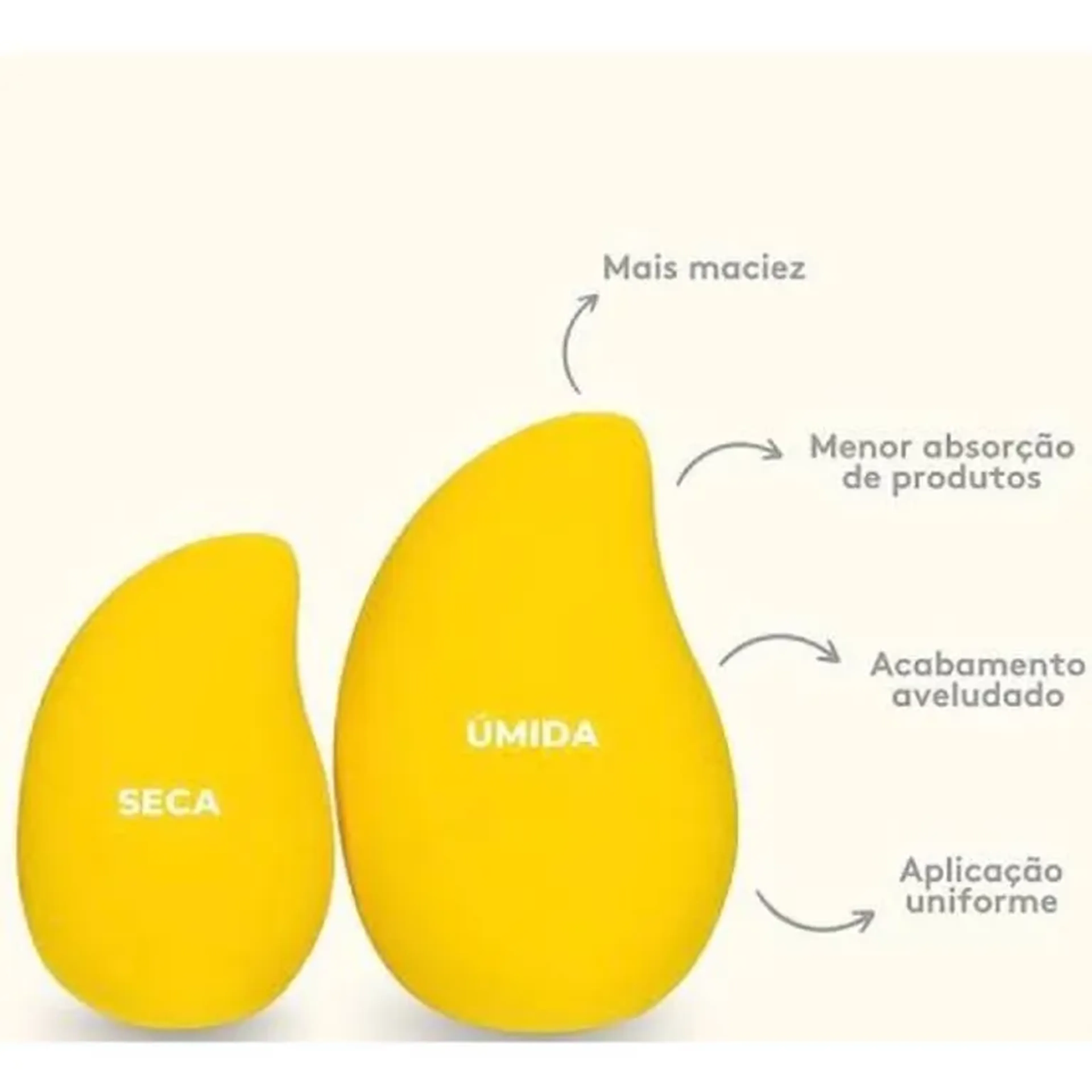 Esponja Mango Make-up Puff imagem