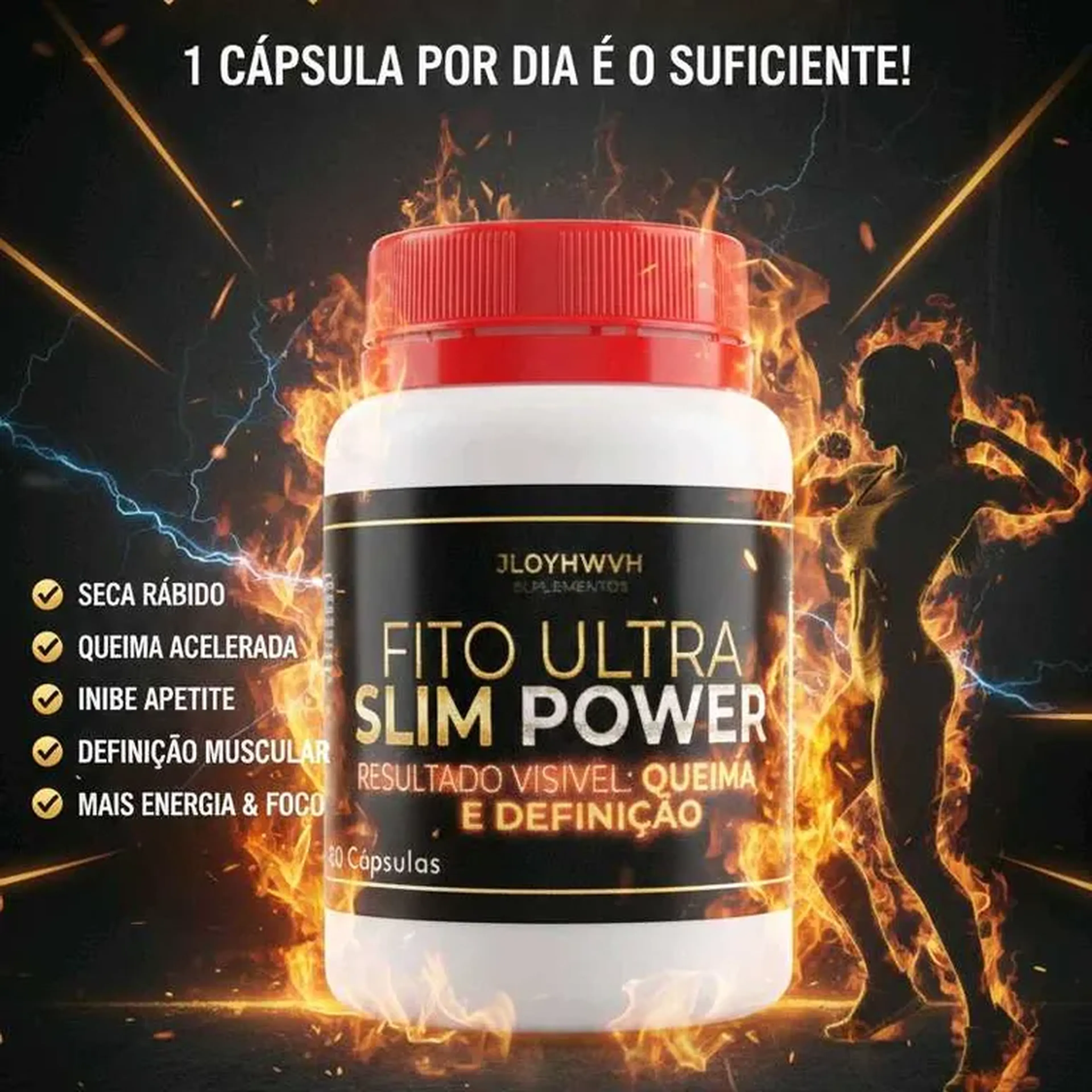 kit 3, cápsulas branca,mais potente imagem