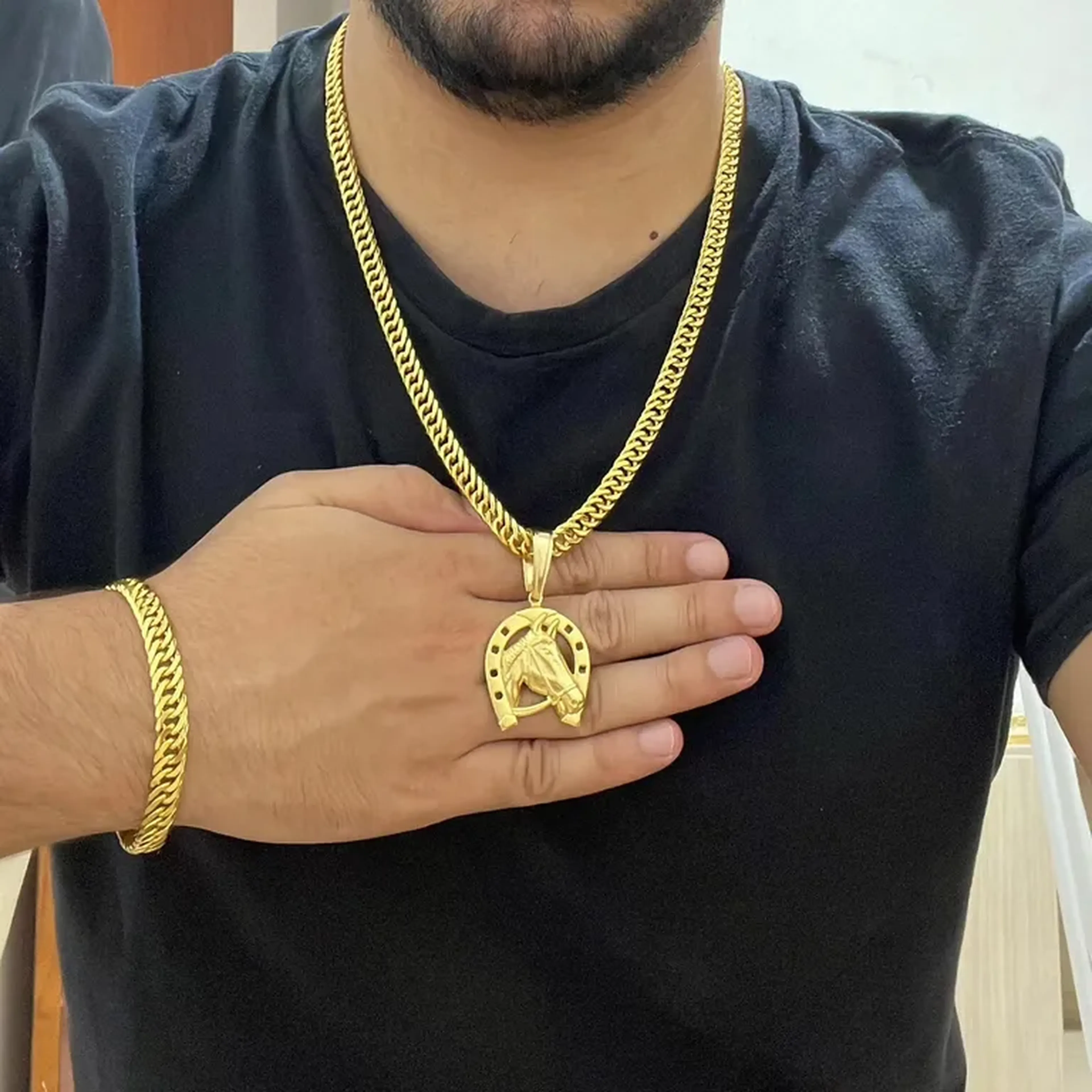 Kit masculino moeda antiga 🤠 imagem