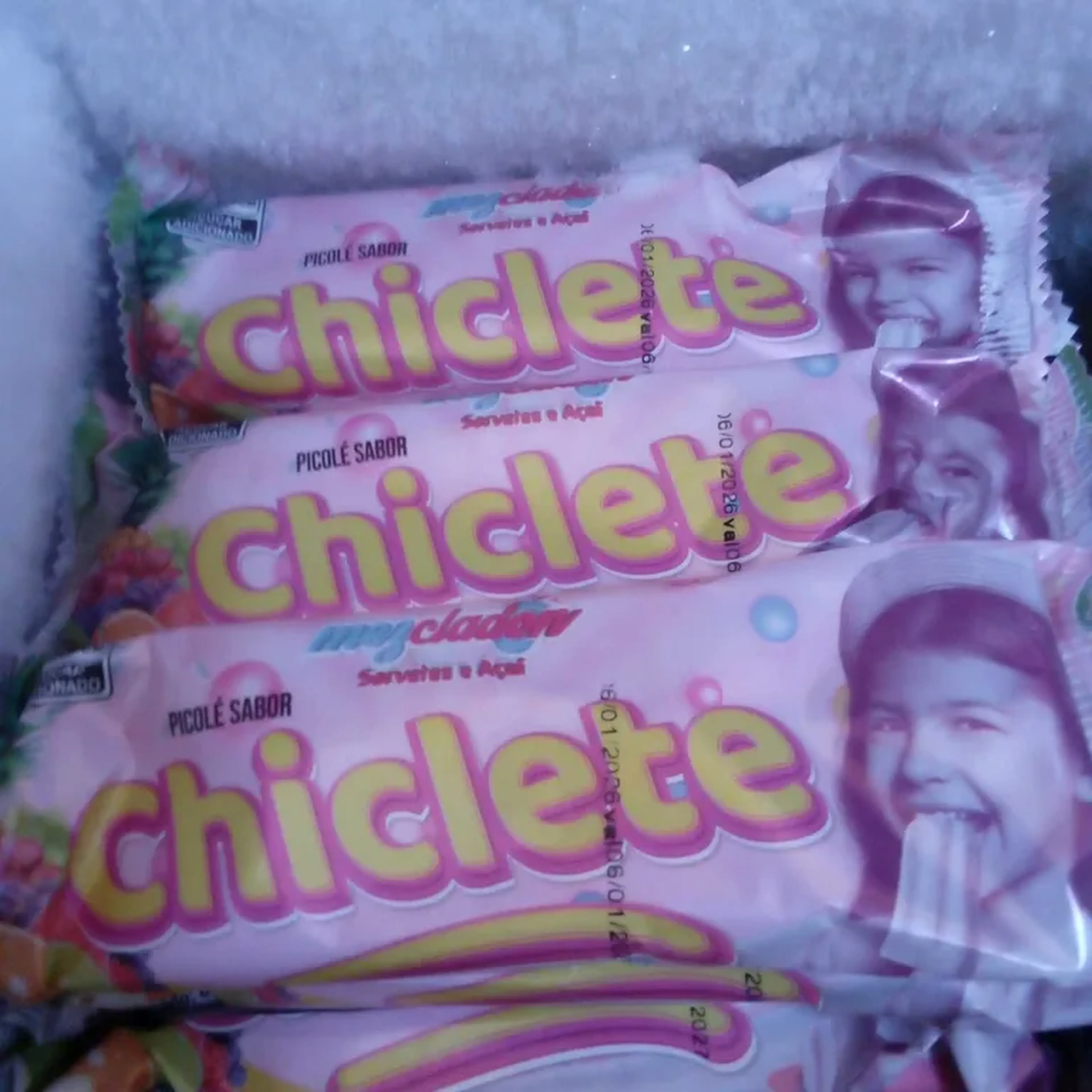 Picolé de chiclete Mezcladón imagem