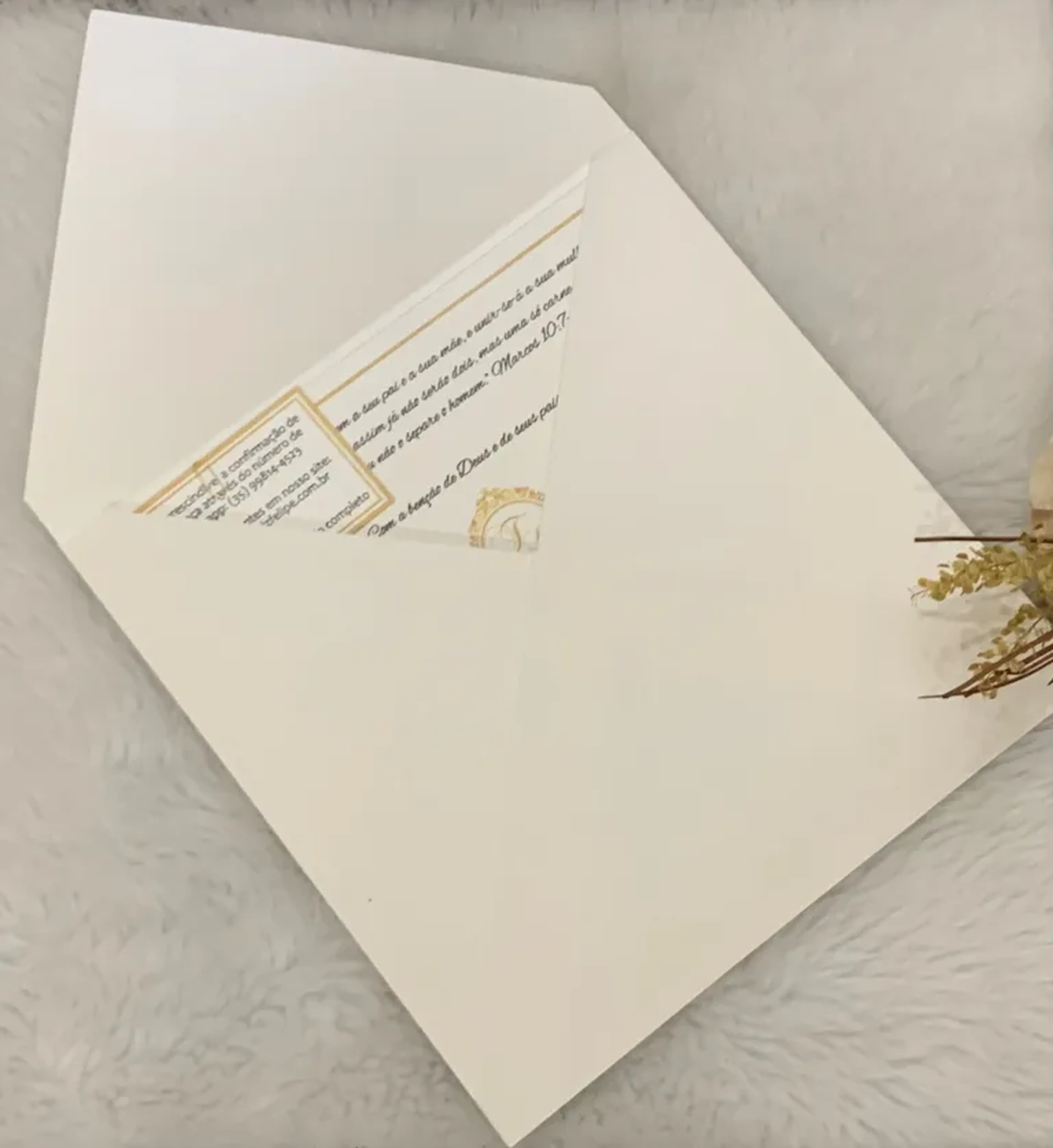 Convite de casamento clássico imagem