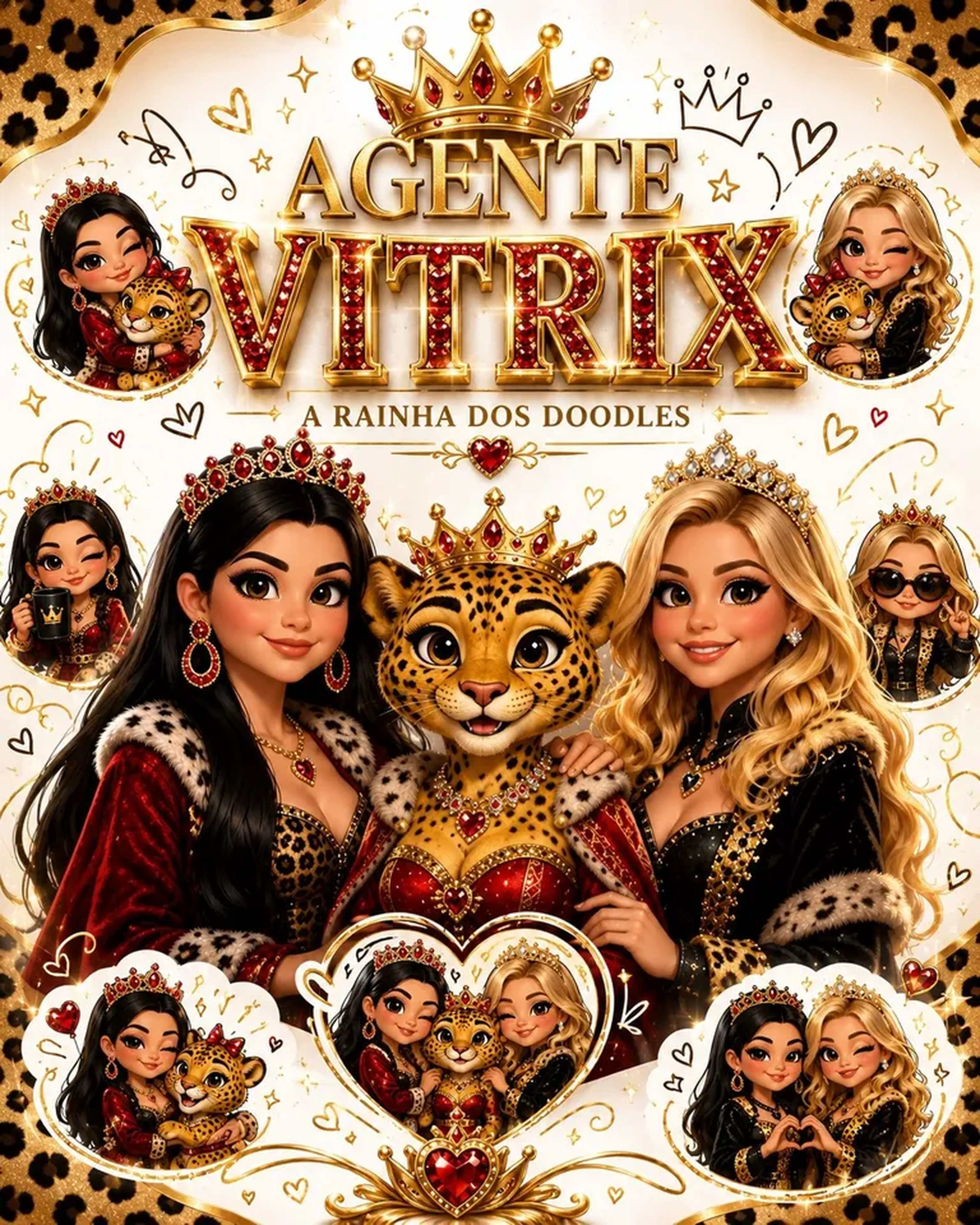 Agente Vitrix Rainha dos Doodles imagem