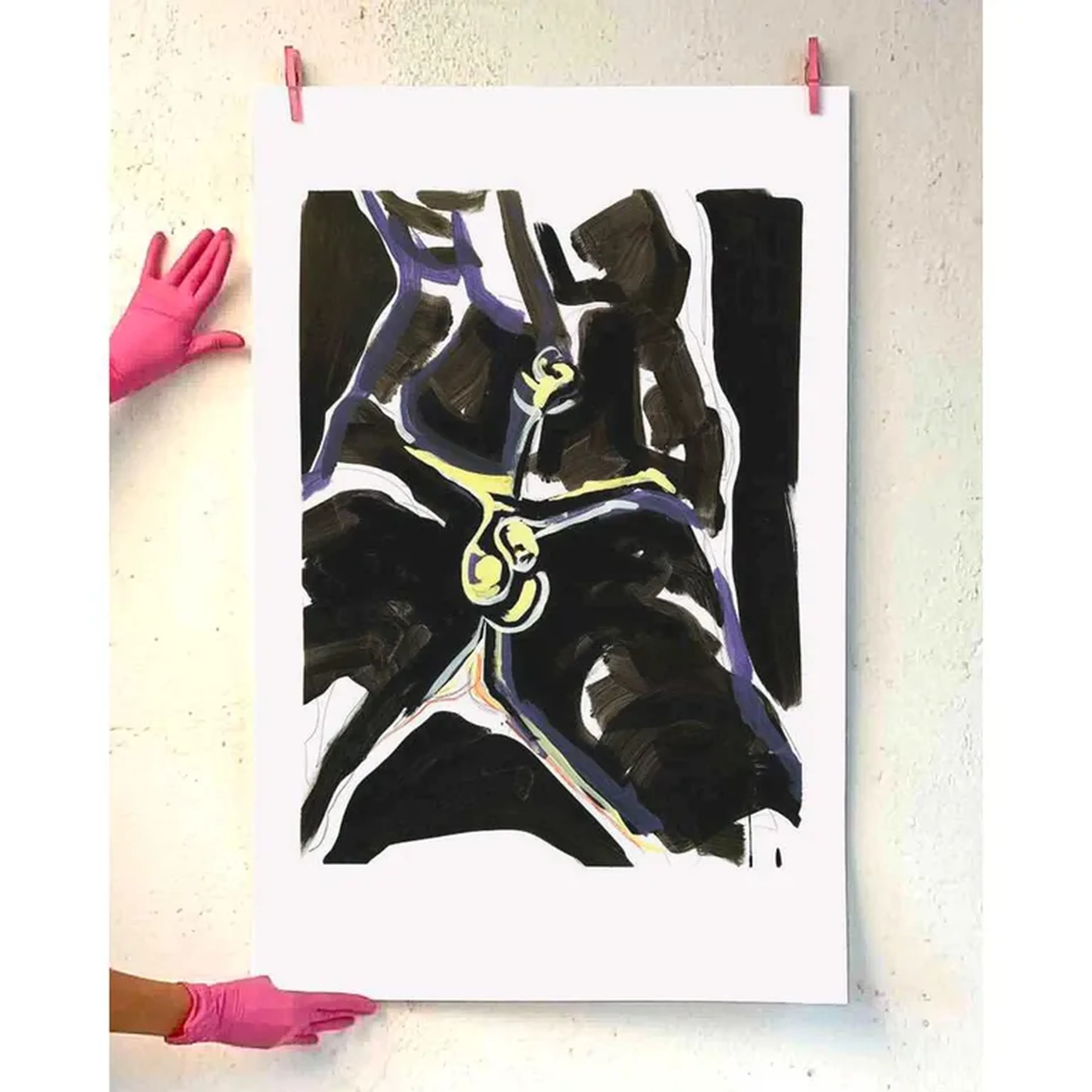 Para 5° C - Narciso de Cellini - 60x90 cm gravura assinada imagem