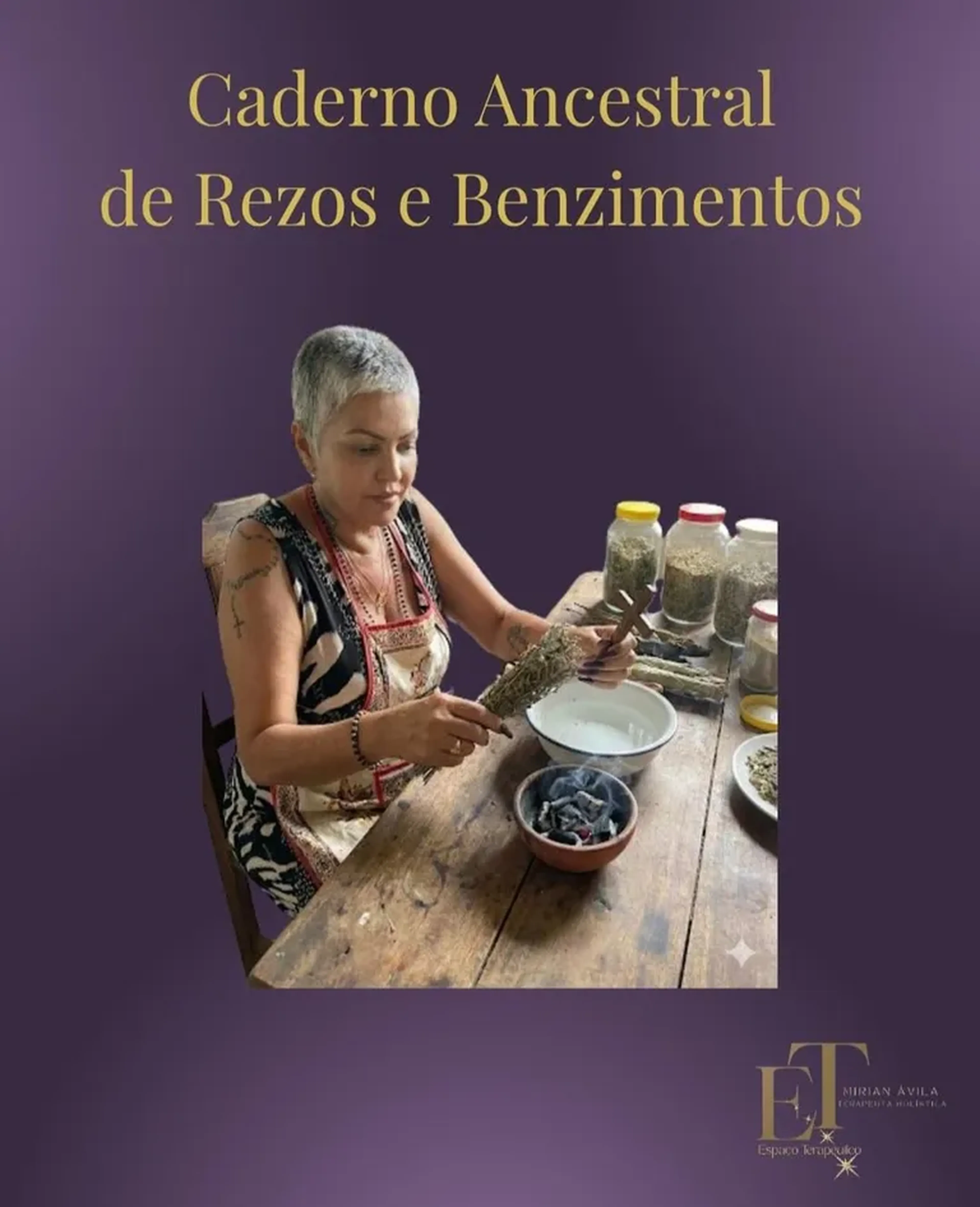Caderno Ancestral de Rezos e Benzimentos imagem