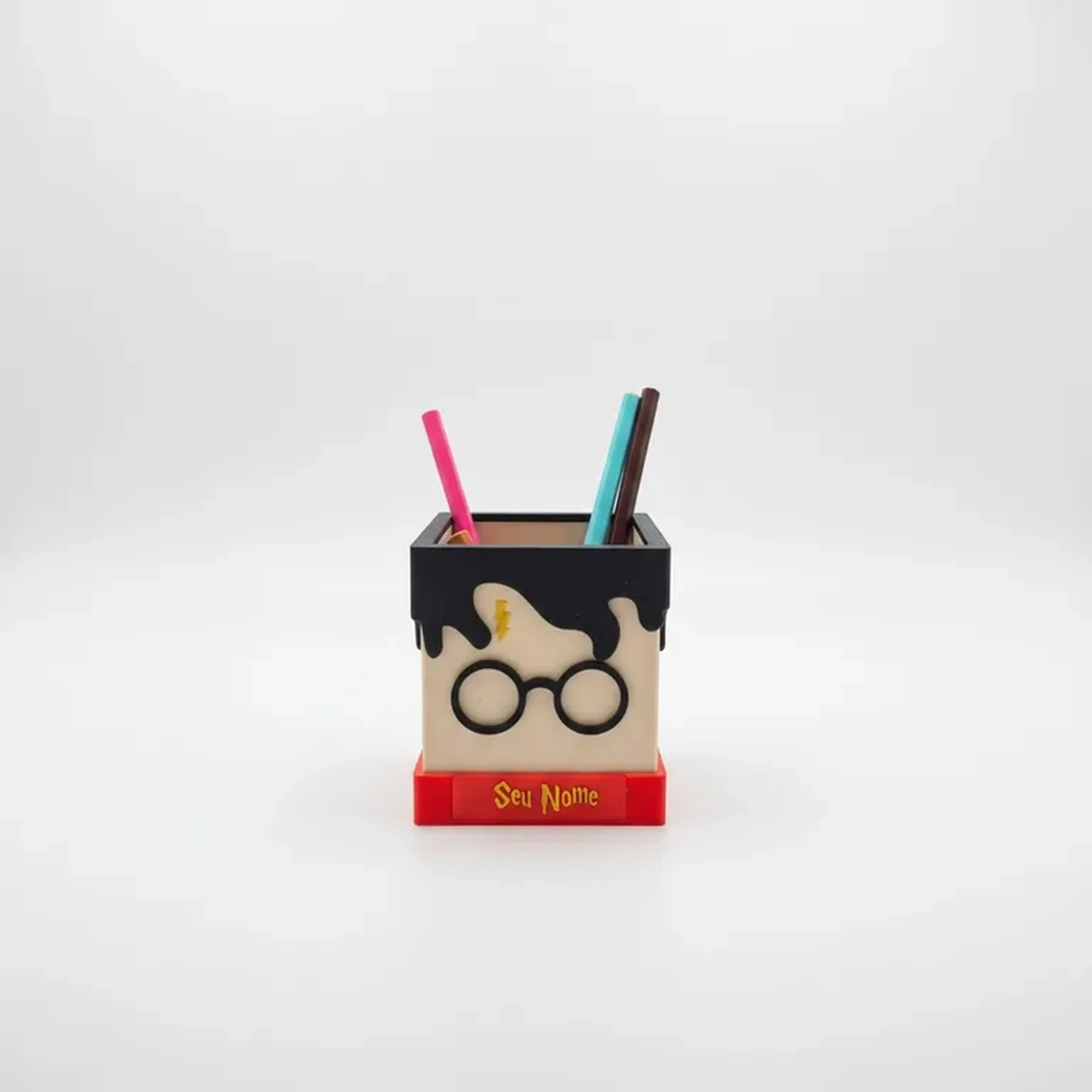 Porta Canetas Harry Potter Personalizado com Nome imagem
