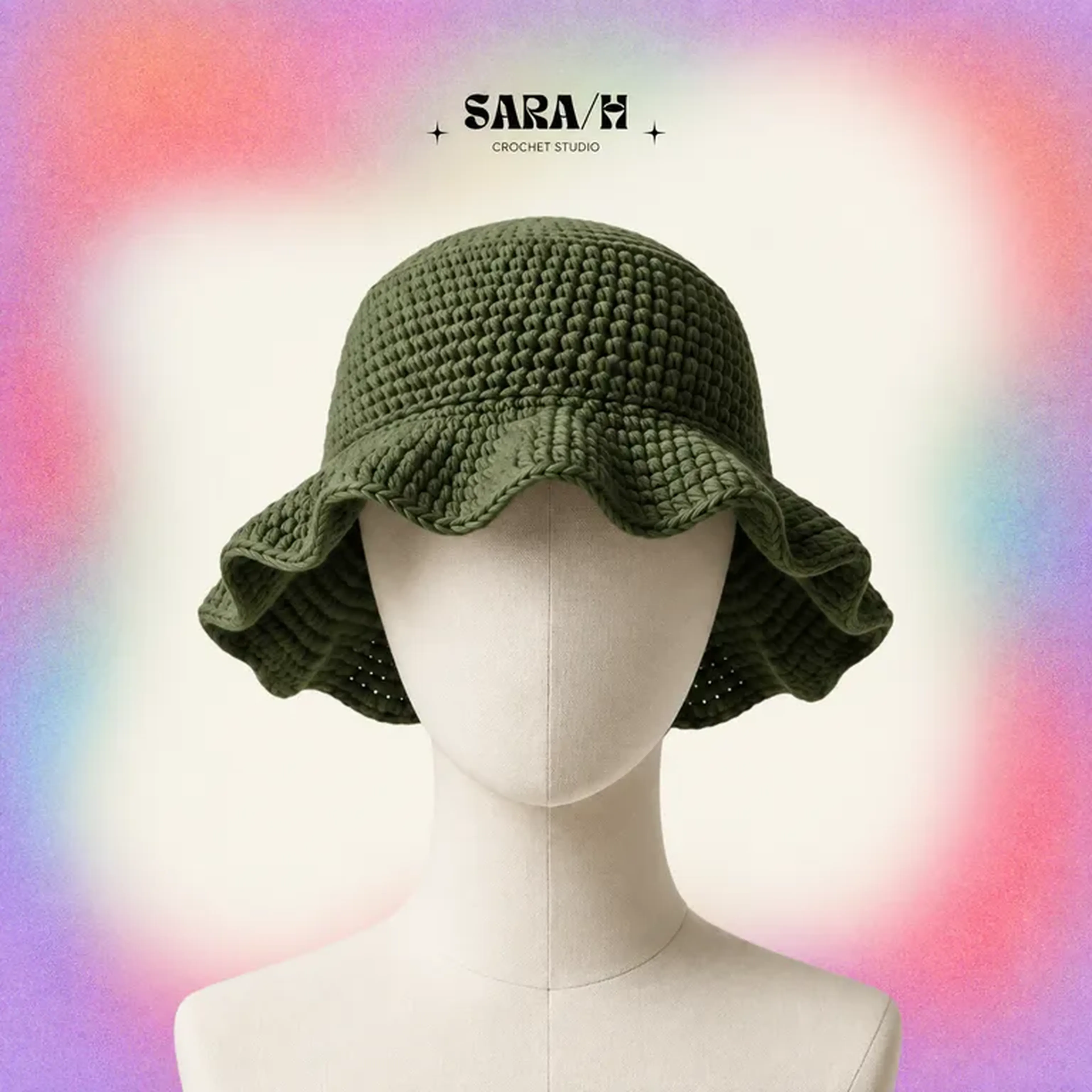 Bucket hat - Verde militar imagem