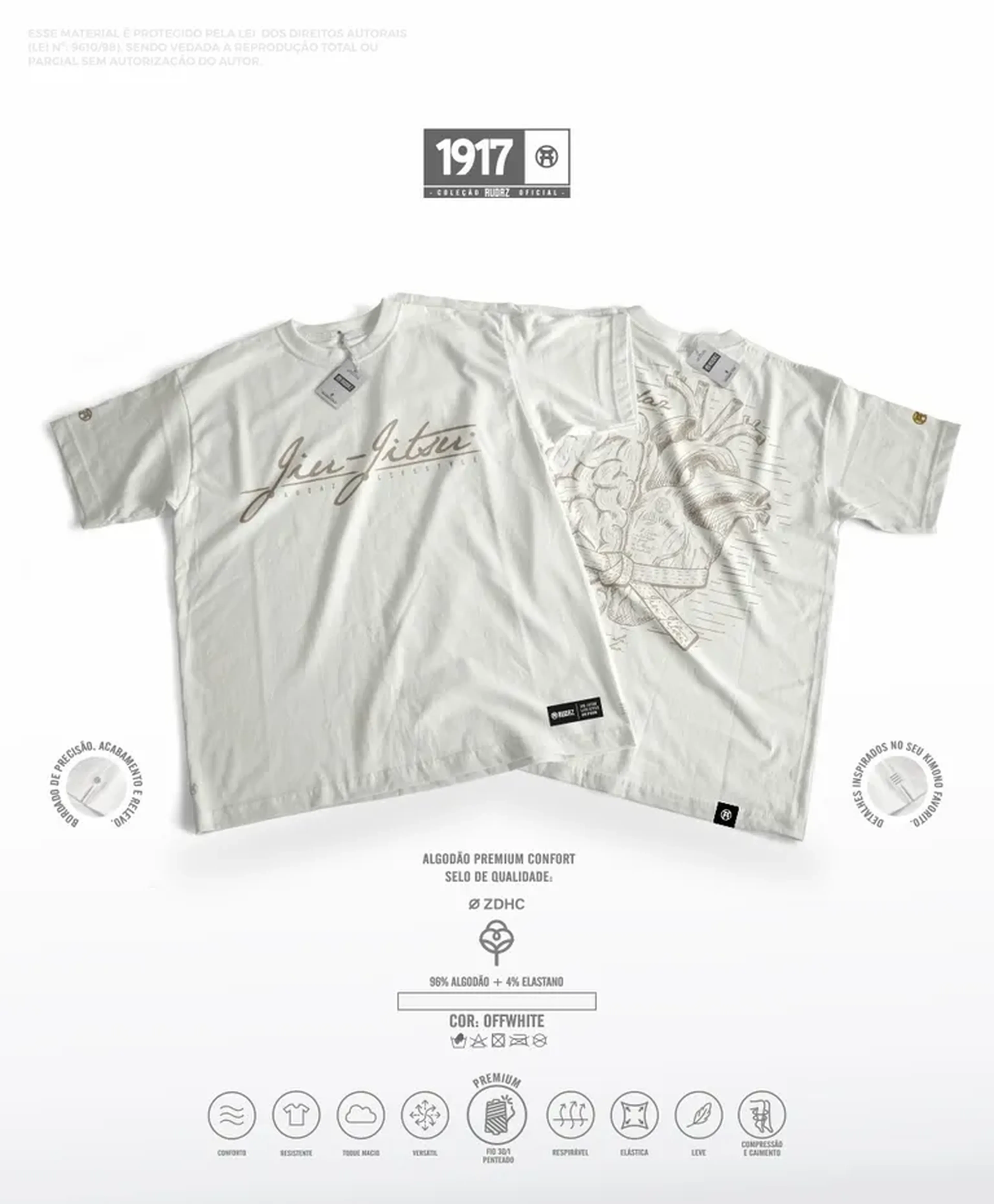 Camiseta Audaz Mente Sã - OffWhite imagem