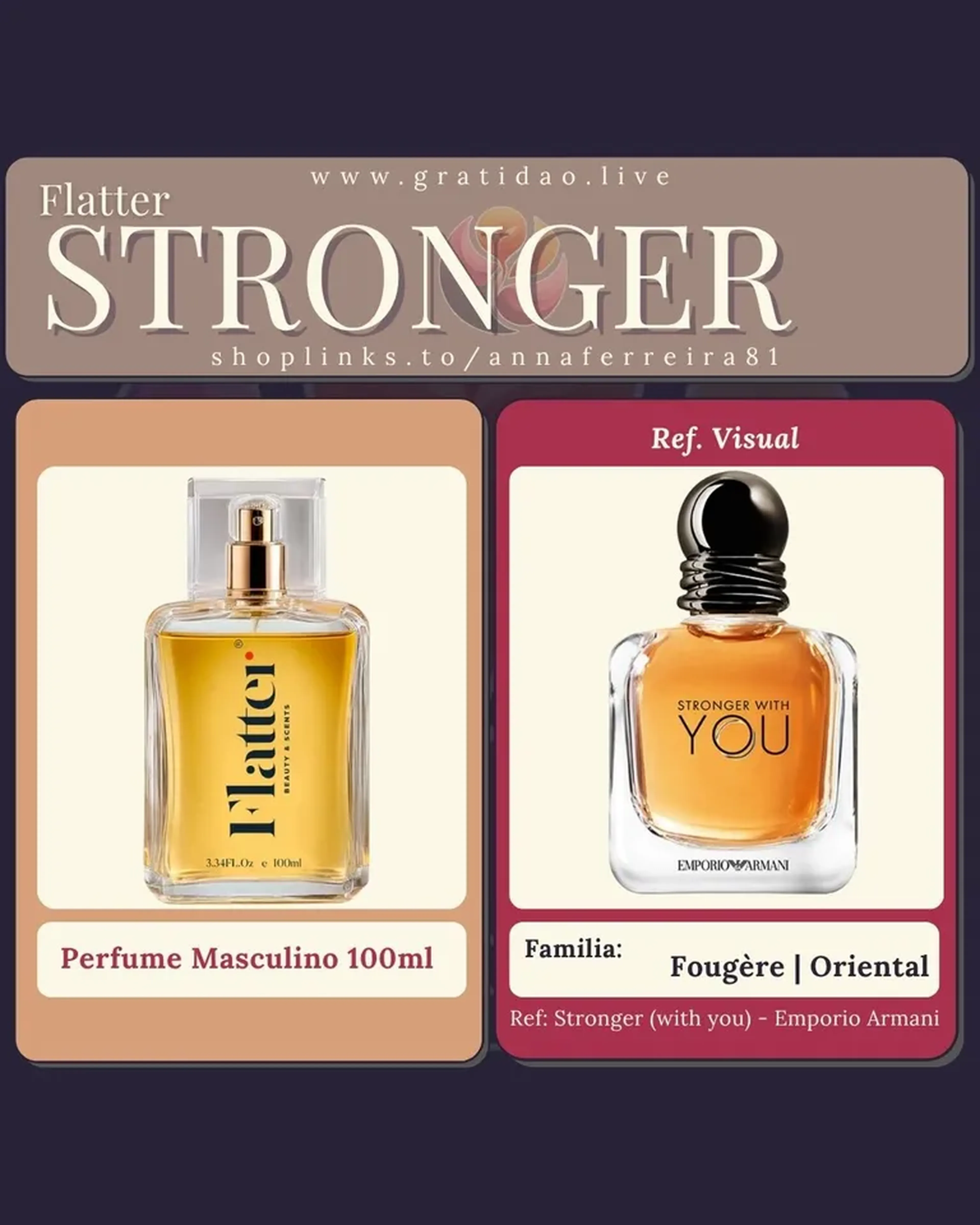 Stronger - Perfume Masculino imagem
