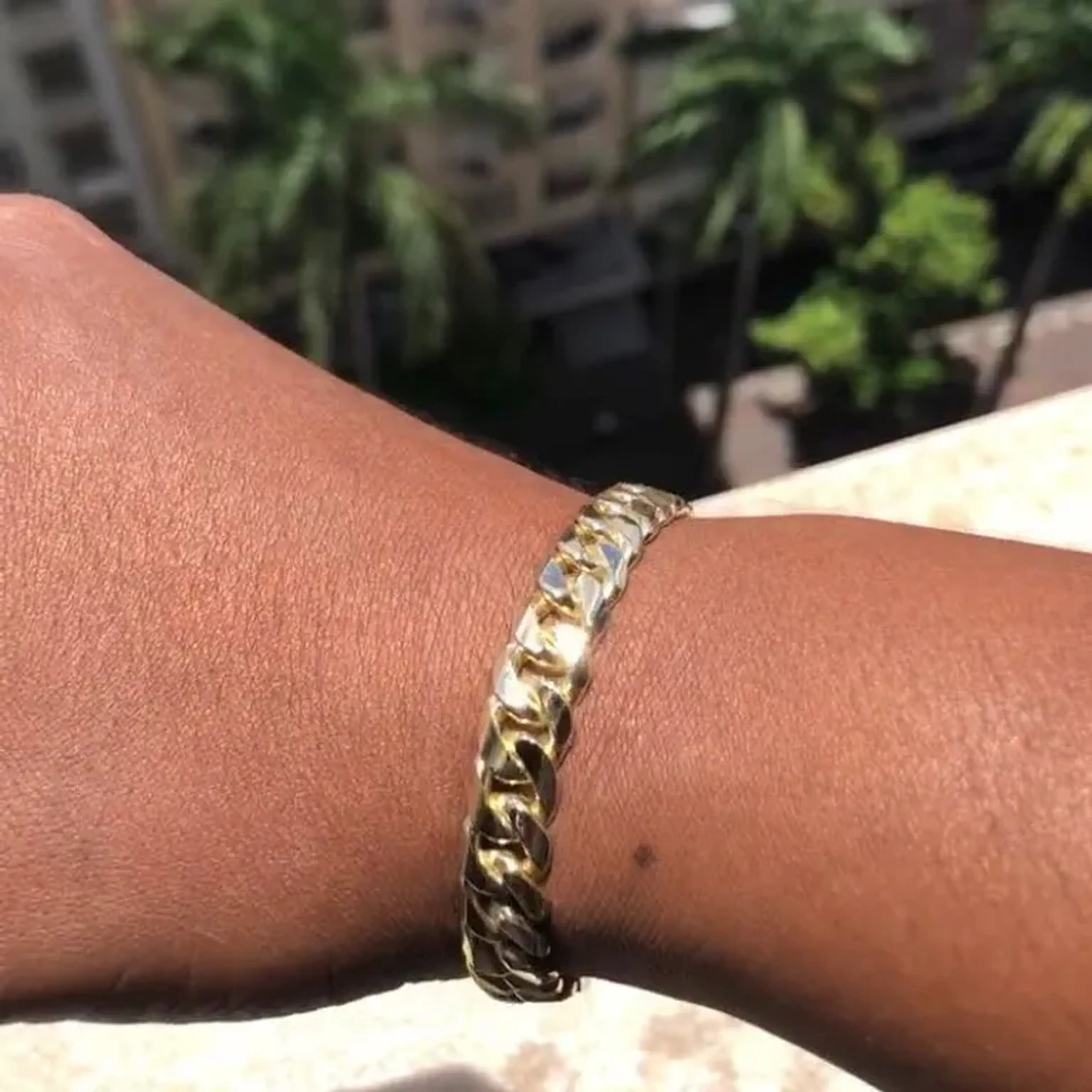 Pulseira Grumet de Ouro 18k Maciça imagem